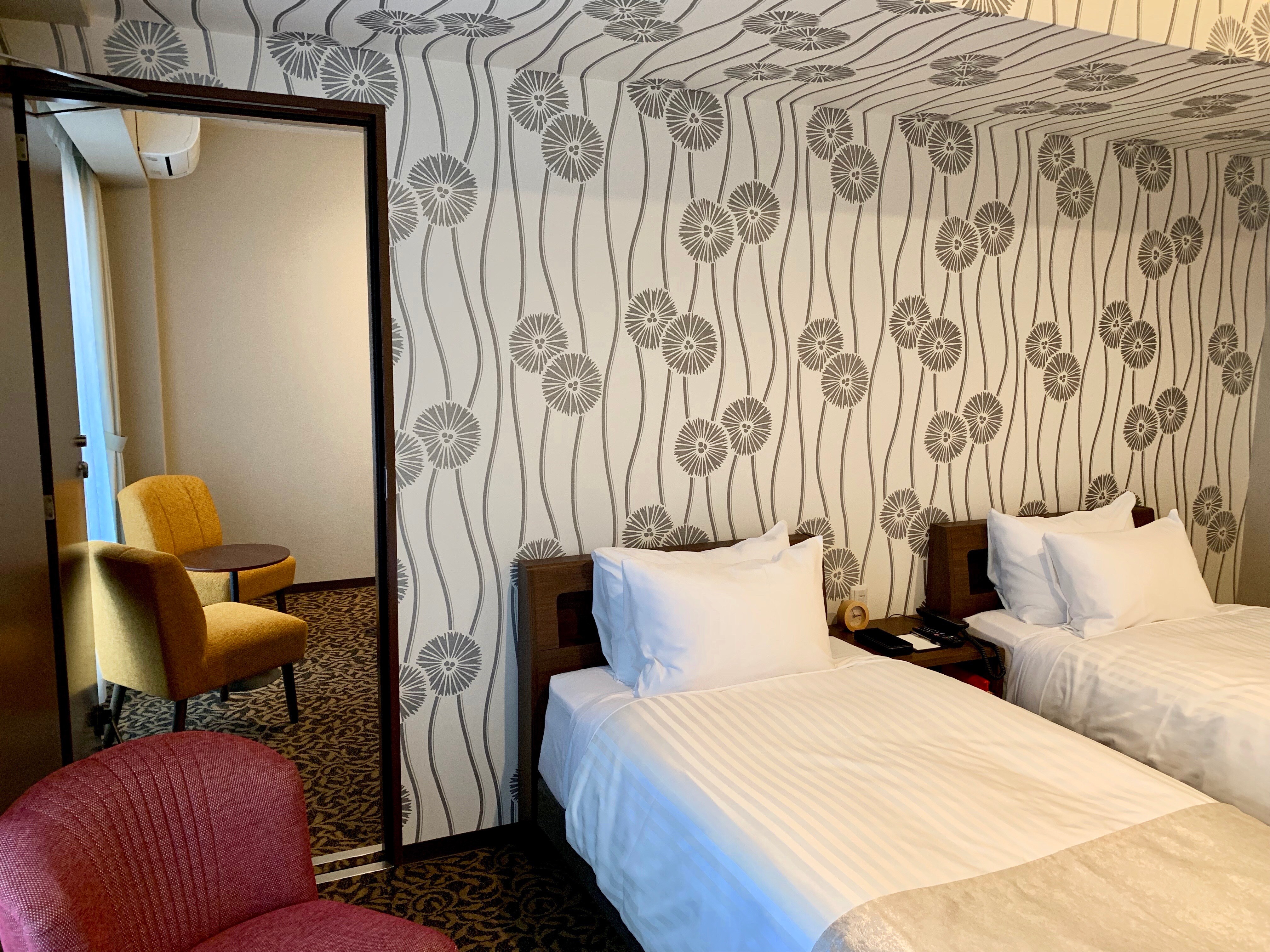 Connecting room (superior twin room 20 square meters ×2 rooms)