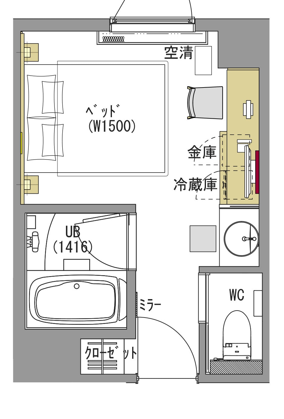 Moderate double floor plan