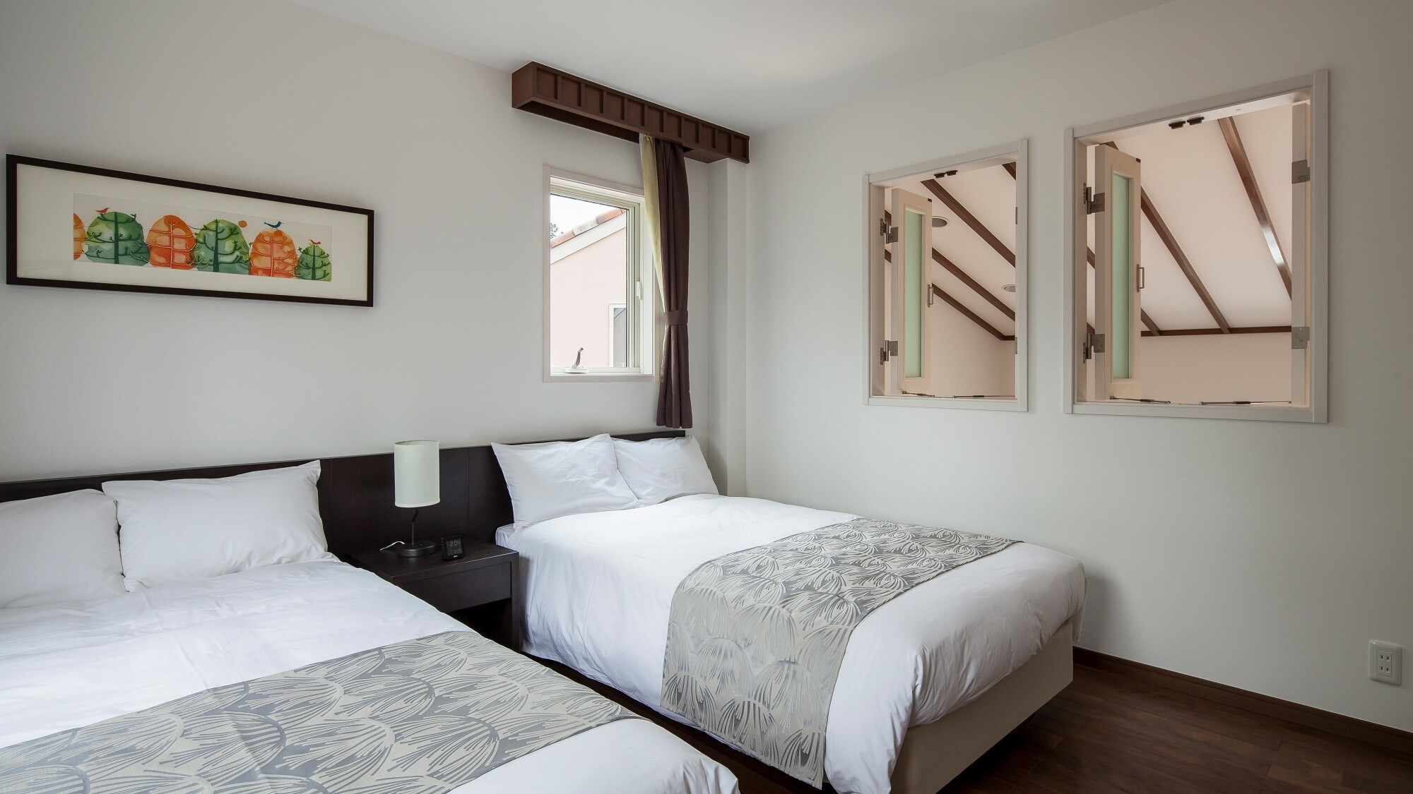 [Aqua Terrace Spa Suite] Comfortable bedroom (twin)