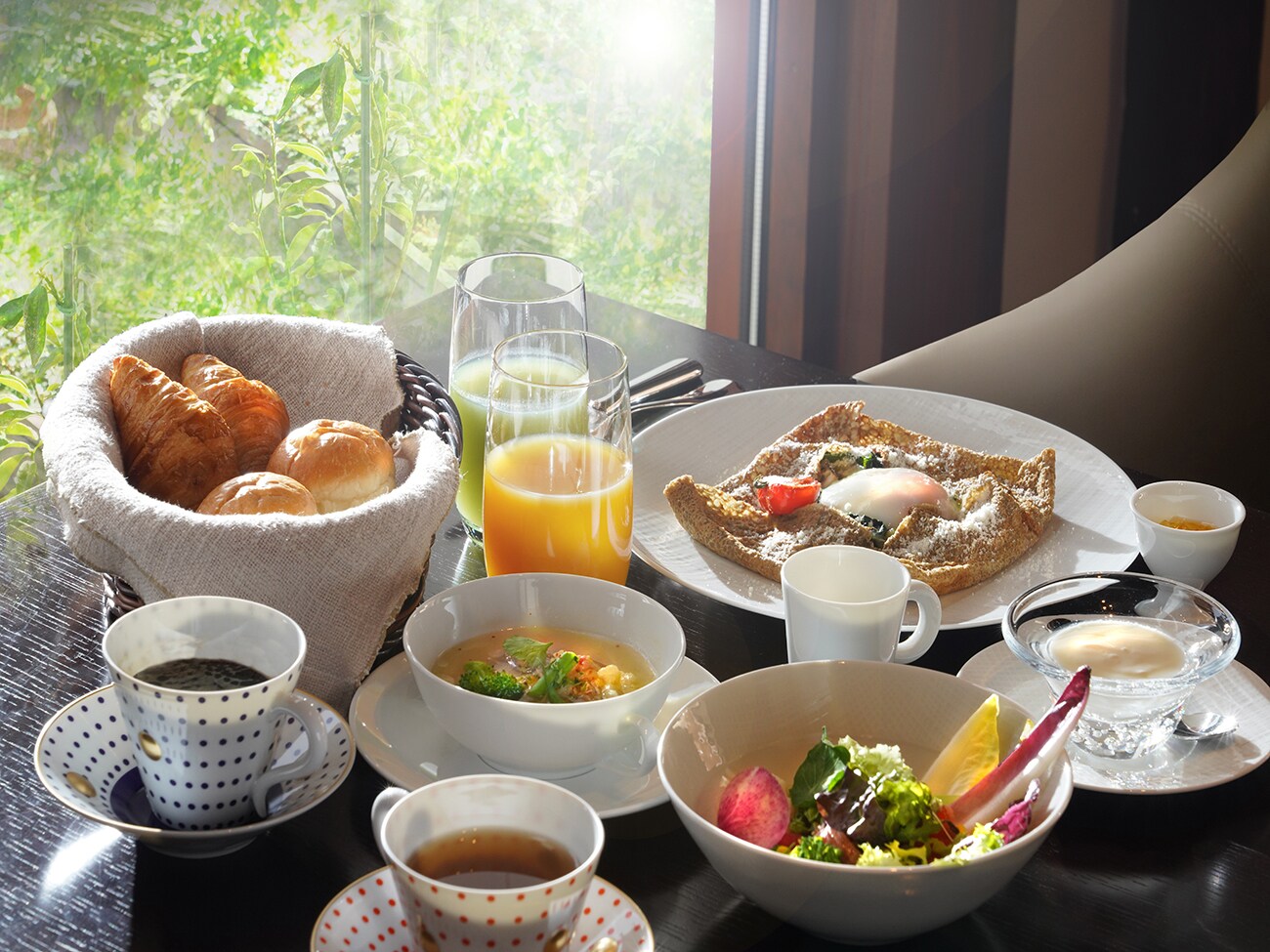 타텔 요시노 미쿠니 미나토 / 아침 식사