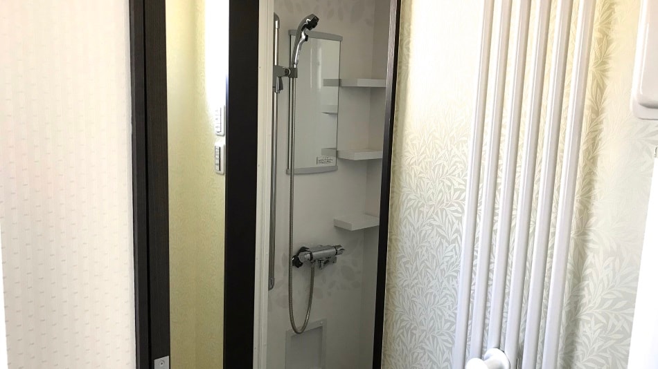 Shared shower room on the second floor