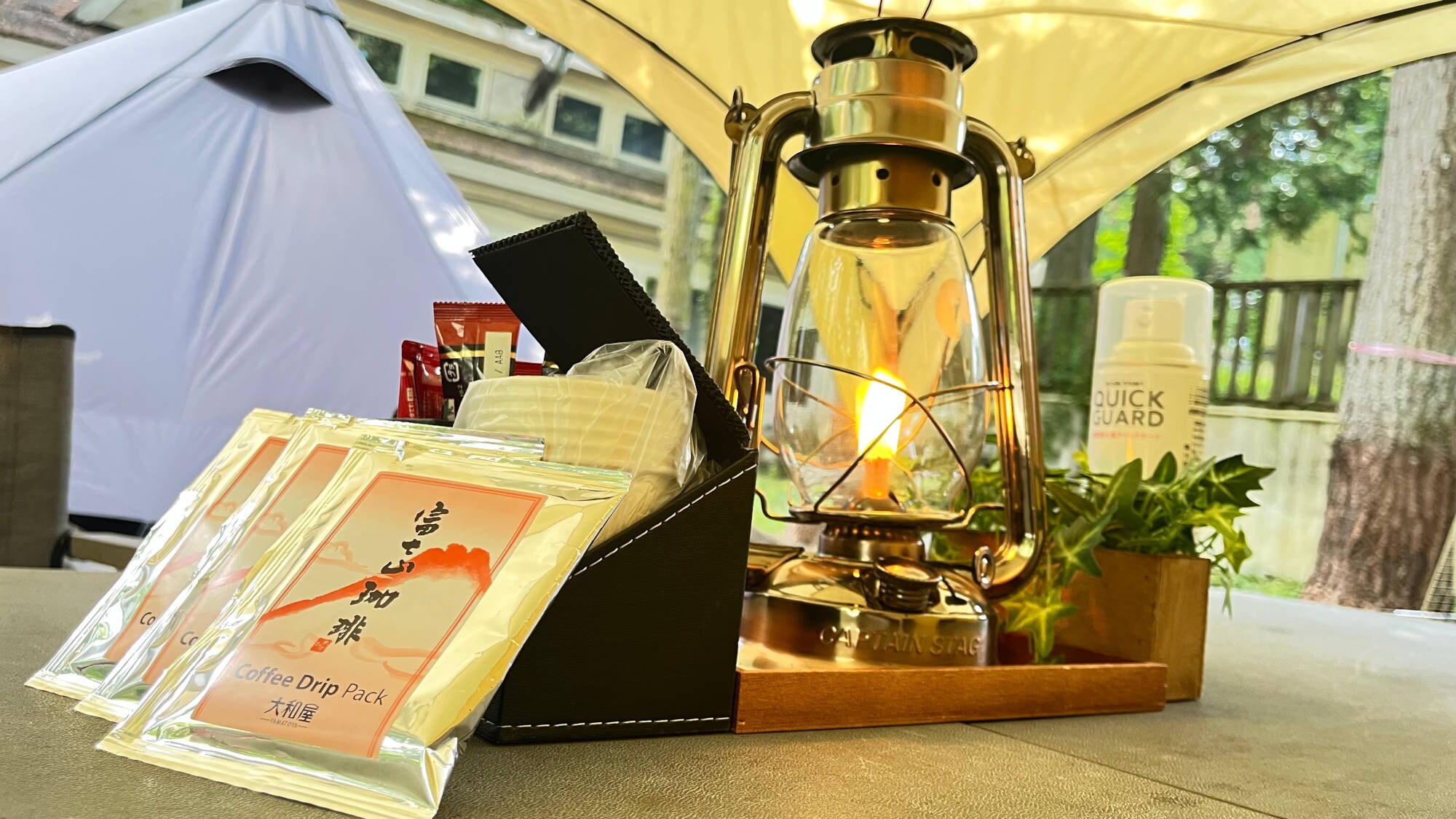 ・[LIN Camp Relaxation] We also provide all the equipment you need for camping.