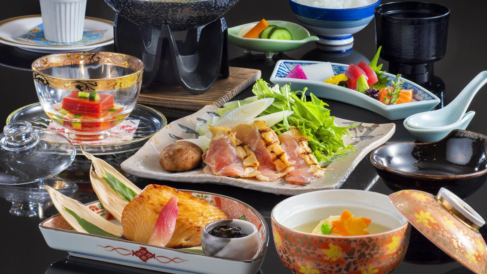 [Dinner] Image of Mt. Iodake Kaiseki Course