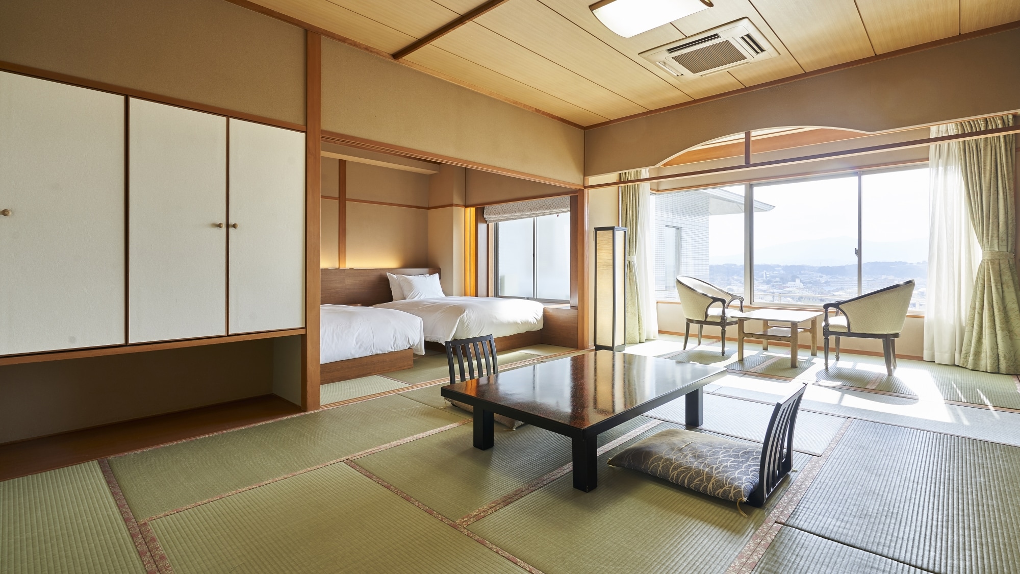日式雙床房,18張榻榻米