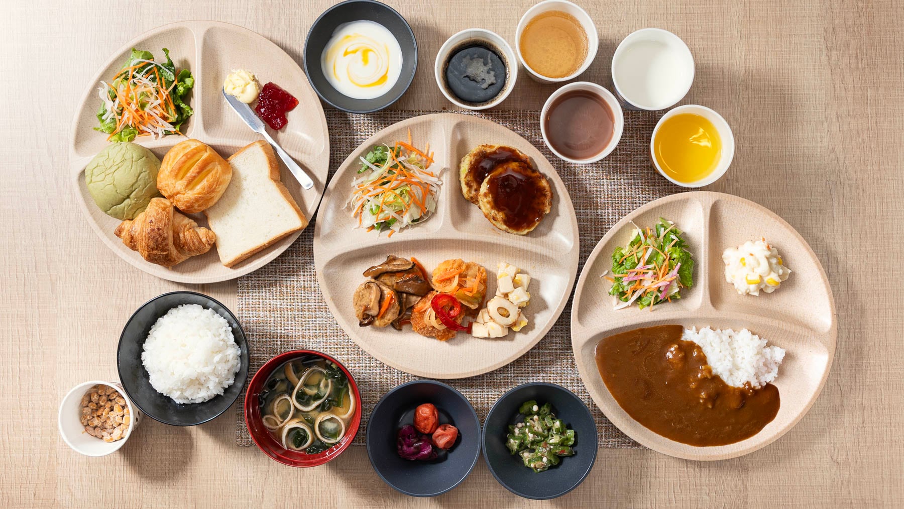 和食派も洋食派もどちらもご堪能いただけます