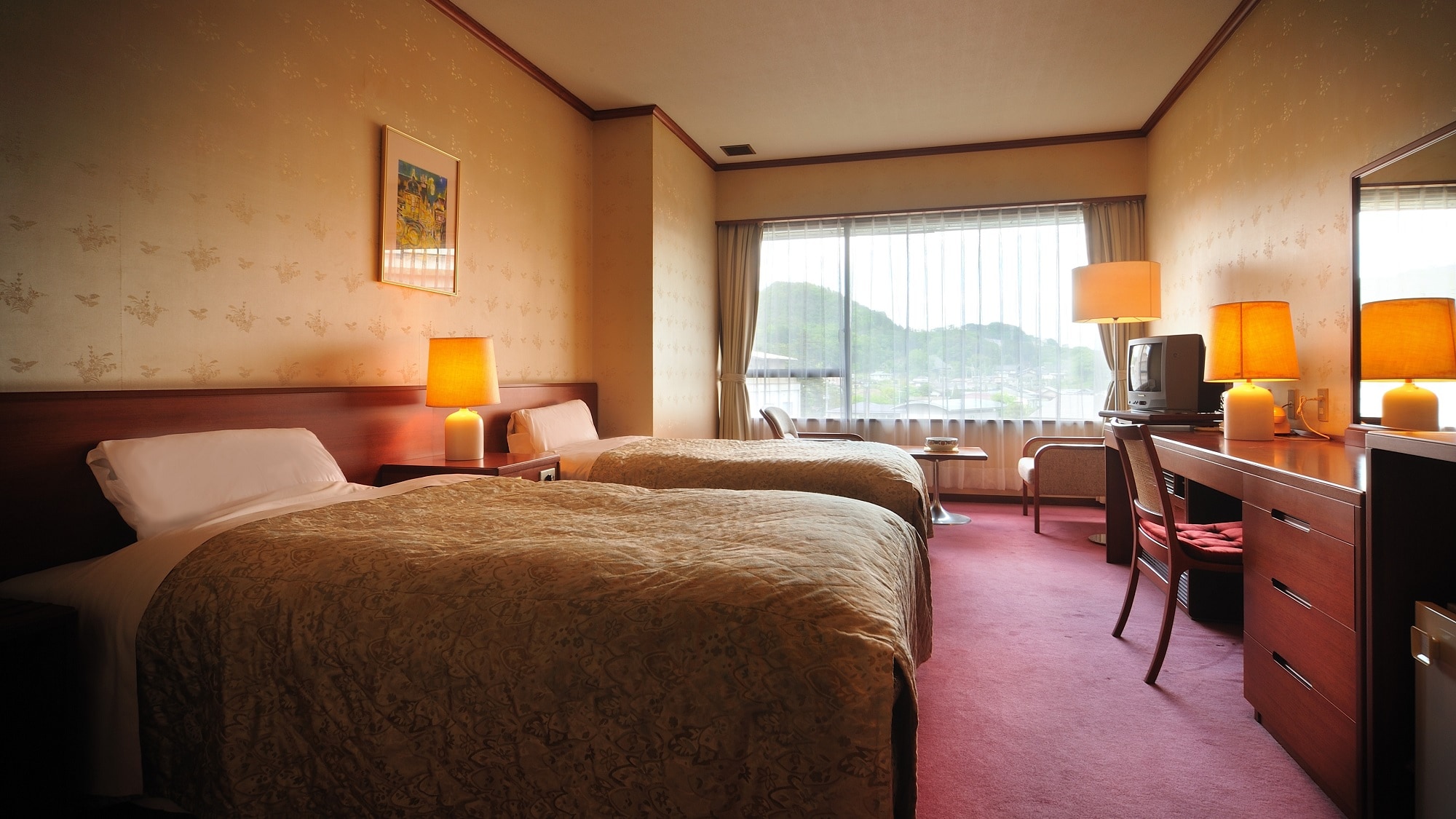 An example of a "Japanese-Western style room" *As this is left to the hotel, you cannot choose.
