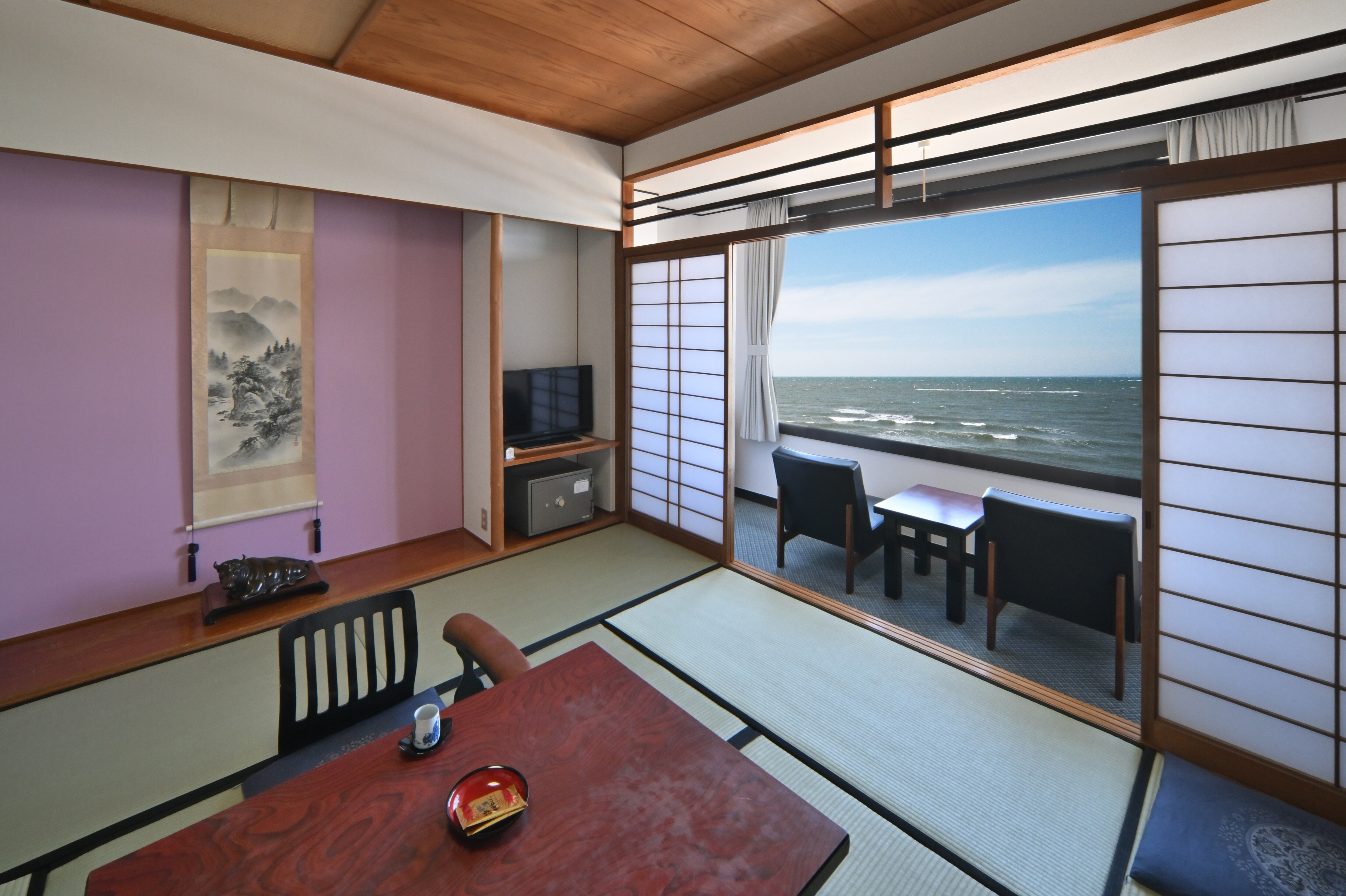 Image of ocean-facing guest room