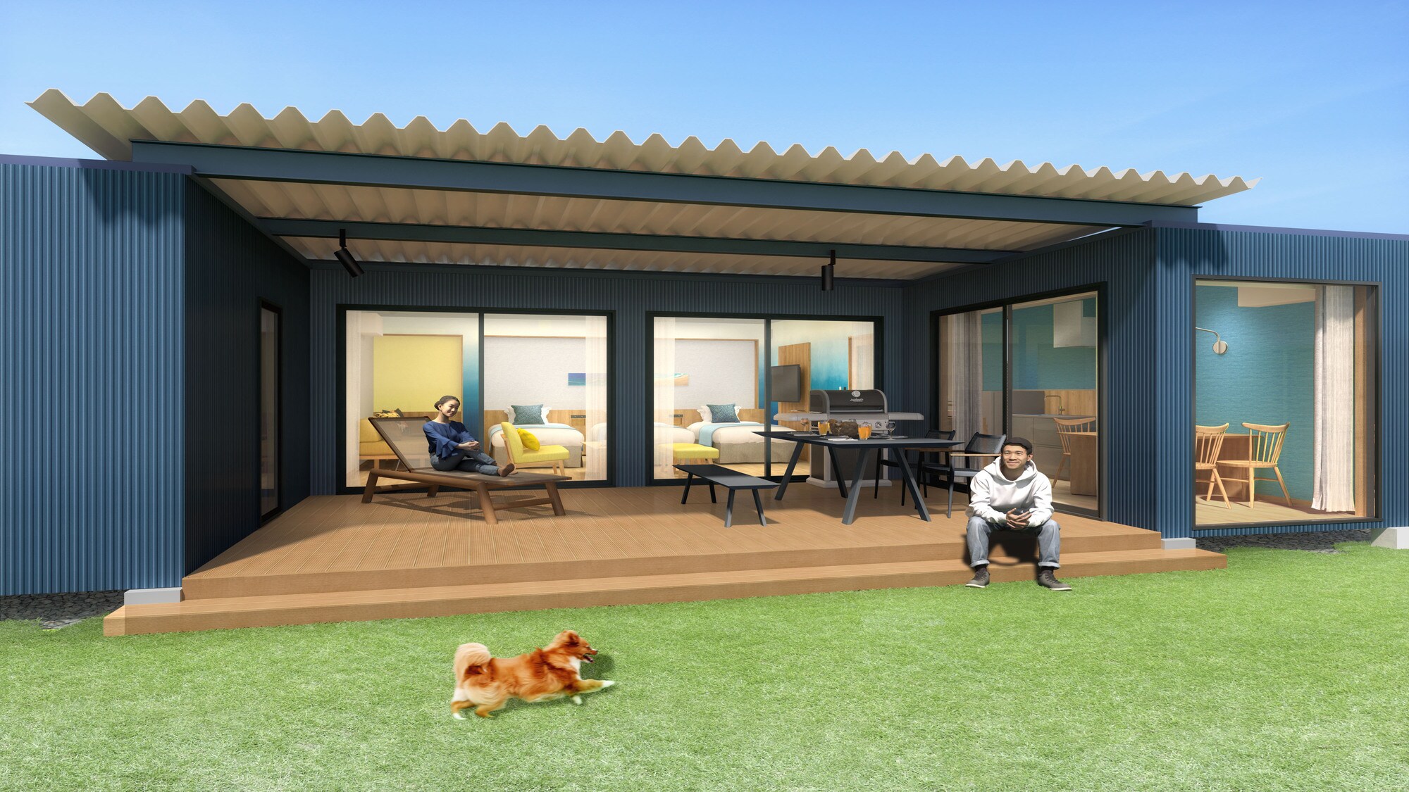 NEW [Private dog run and sauna included] Hillside Villa image