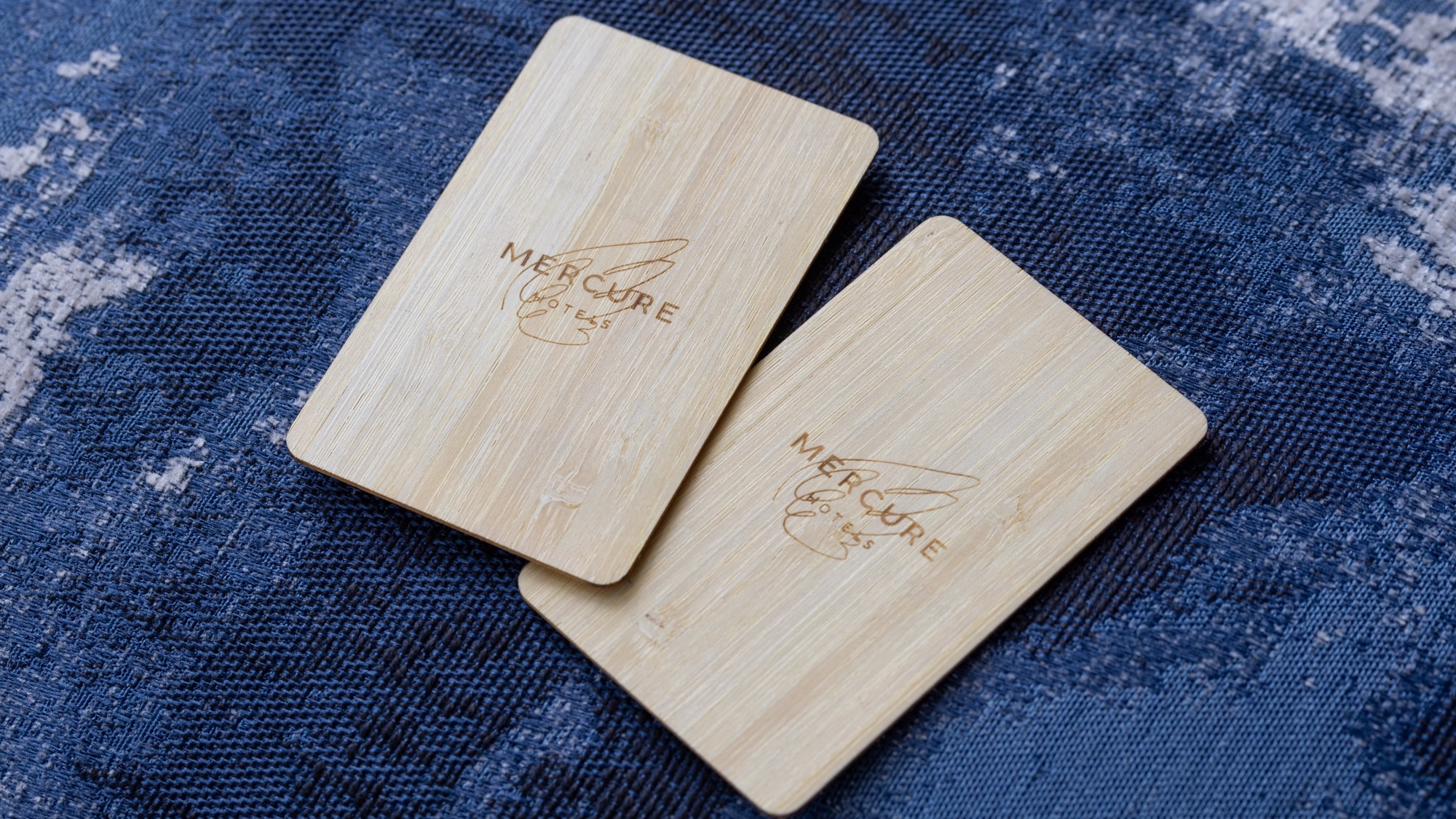 wooden card key