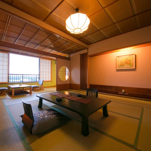 ◆Japanese-style room with 12.5 tatami mats and spacious greenery◆-Architectural beauty, Sukiya-style guest room-Enjoy a relaxing time in a relaxed atmosphere