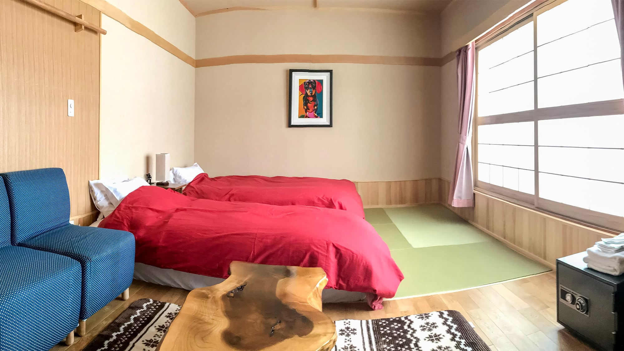 ・ Economy <18 sqm> Japanese and Western room You can spend a relaxing time in a large space