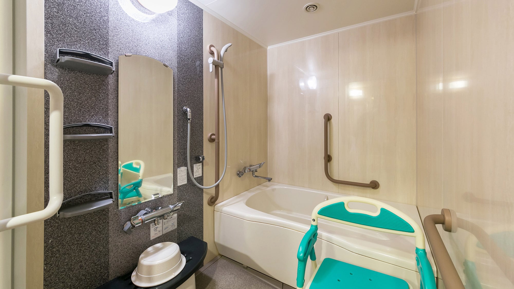 Barrier-free room bathroom