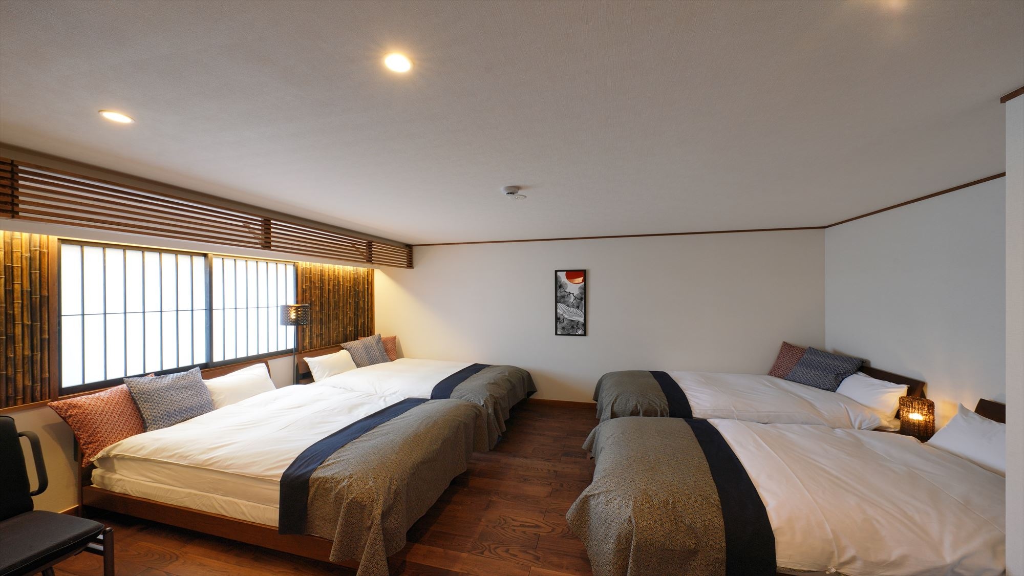 2BR (2DK/60 sqm/maximum 6 people): Western-style room + Japanese-style room