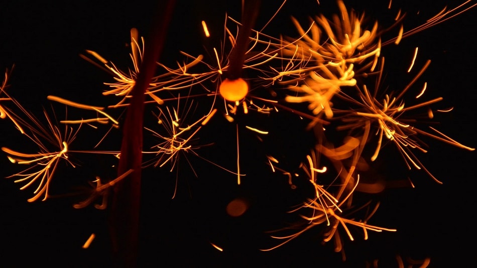 You can enjoy fireworks at night.