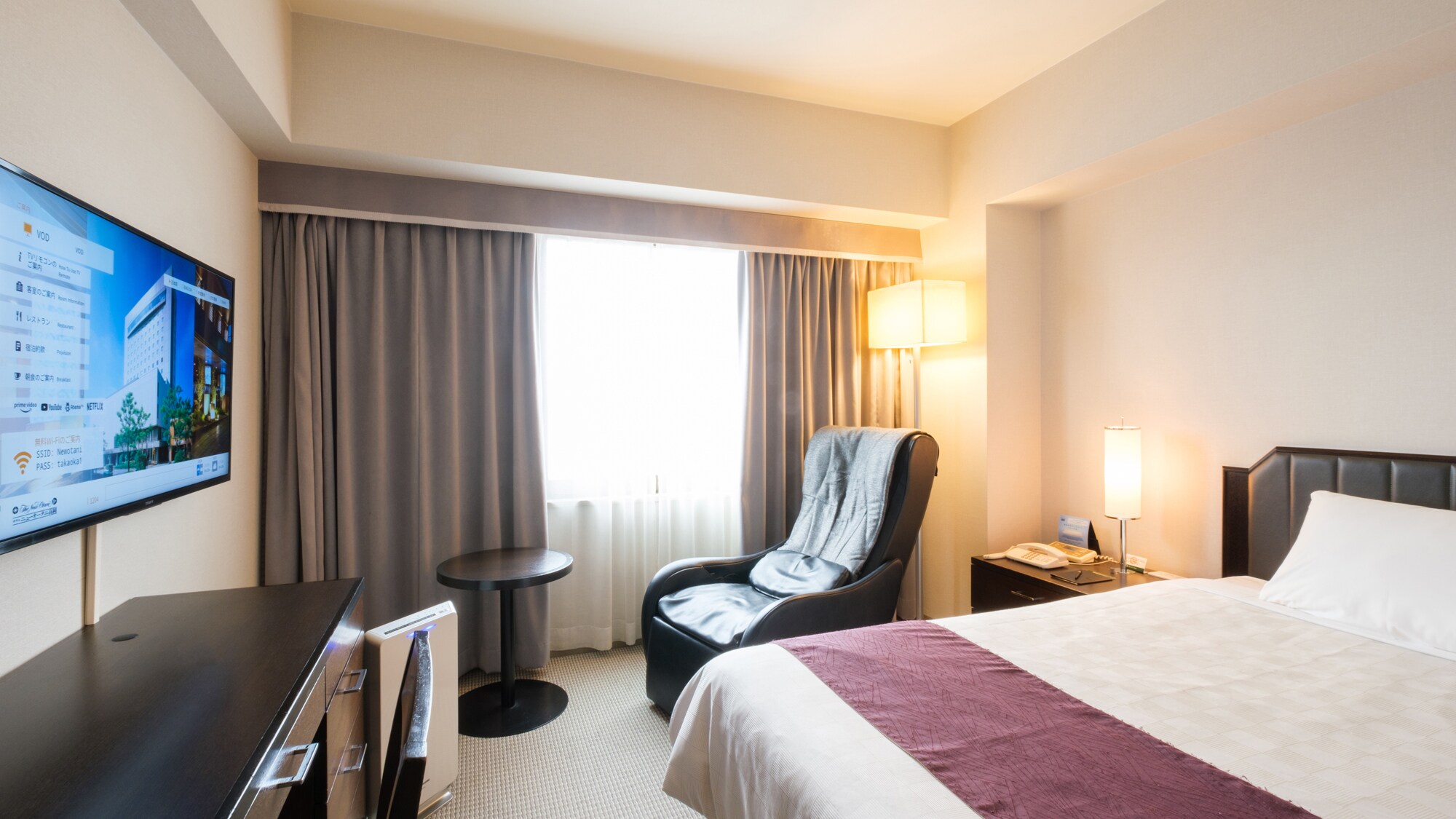 [Massage chair installed] Executive Single Room - Airweave permanently installed