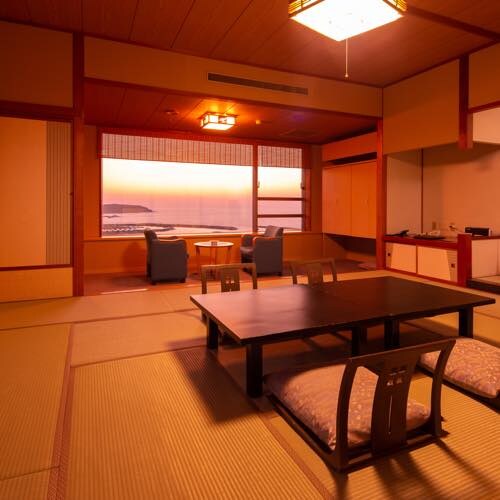 Japanese-style room standard ☆ The setting sun is a must-see!