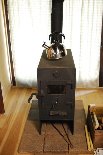 Inside the building