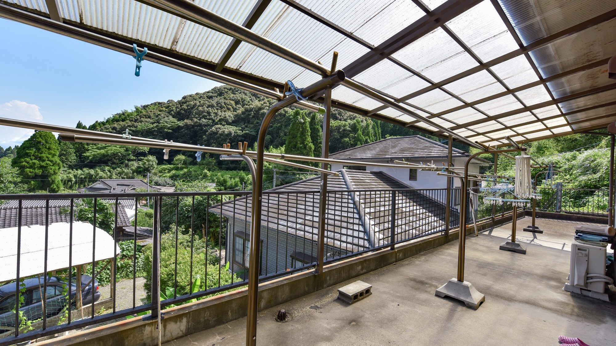 ※【14張榻榻米的日式房間】適合長期住宿！還有晾衣桿。