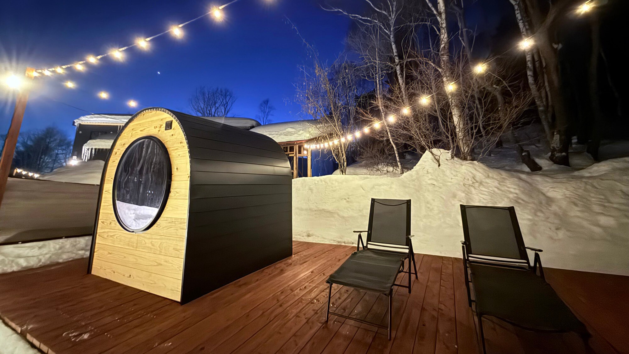 ・[ซาวน่าส่วนตัว] หลีกหนีจากกิจวัตรประจำวันและหายใจเข้าลึกๆ ใต้ดวงดาว รีเฟรชร่างกายและจิตใจของคุณ