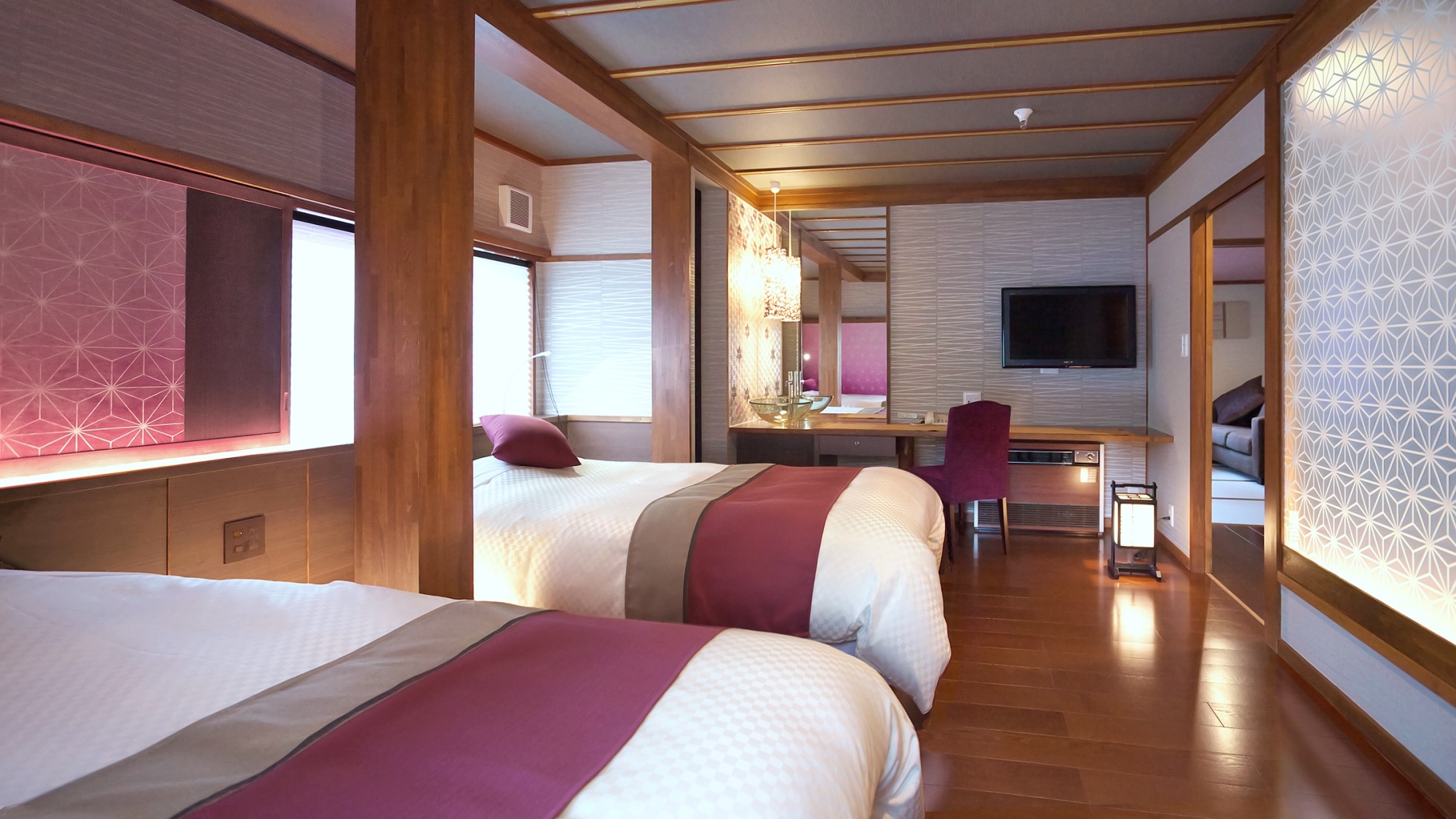 [Izumi Yutei / Azami] Japanese-style room + Western-style bedroom <No smoking>