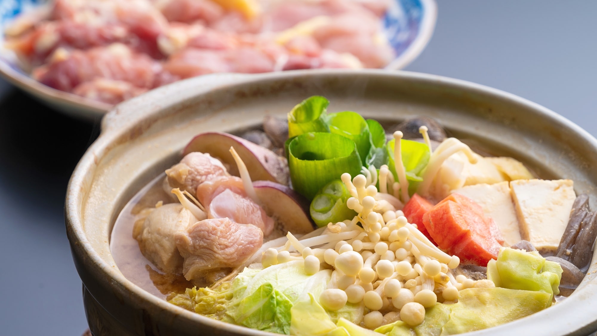*[Miso Nabe] The most popular original miso nabe! It is a miso pot that changes the taste every time you visit with a blend of homemade miso.