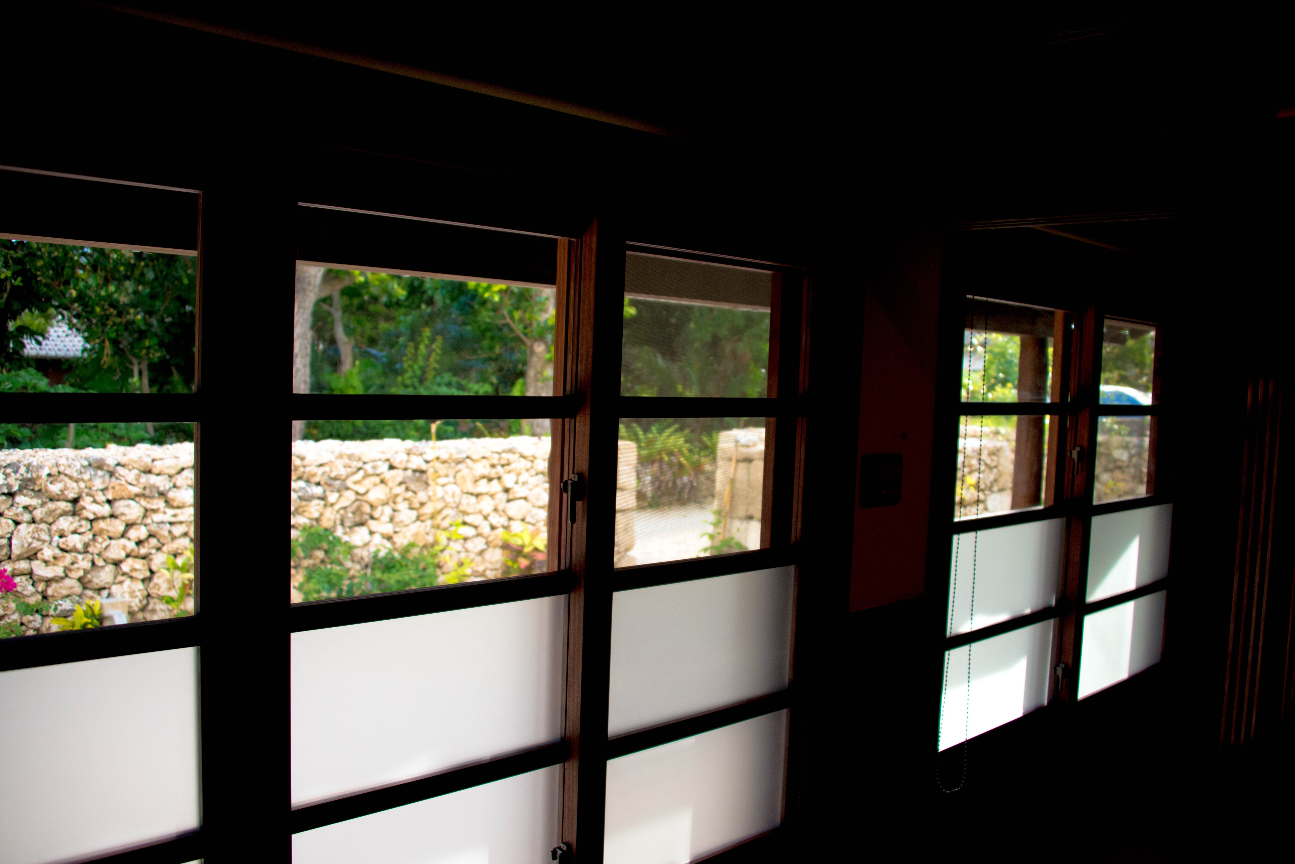 From the window of the room