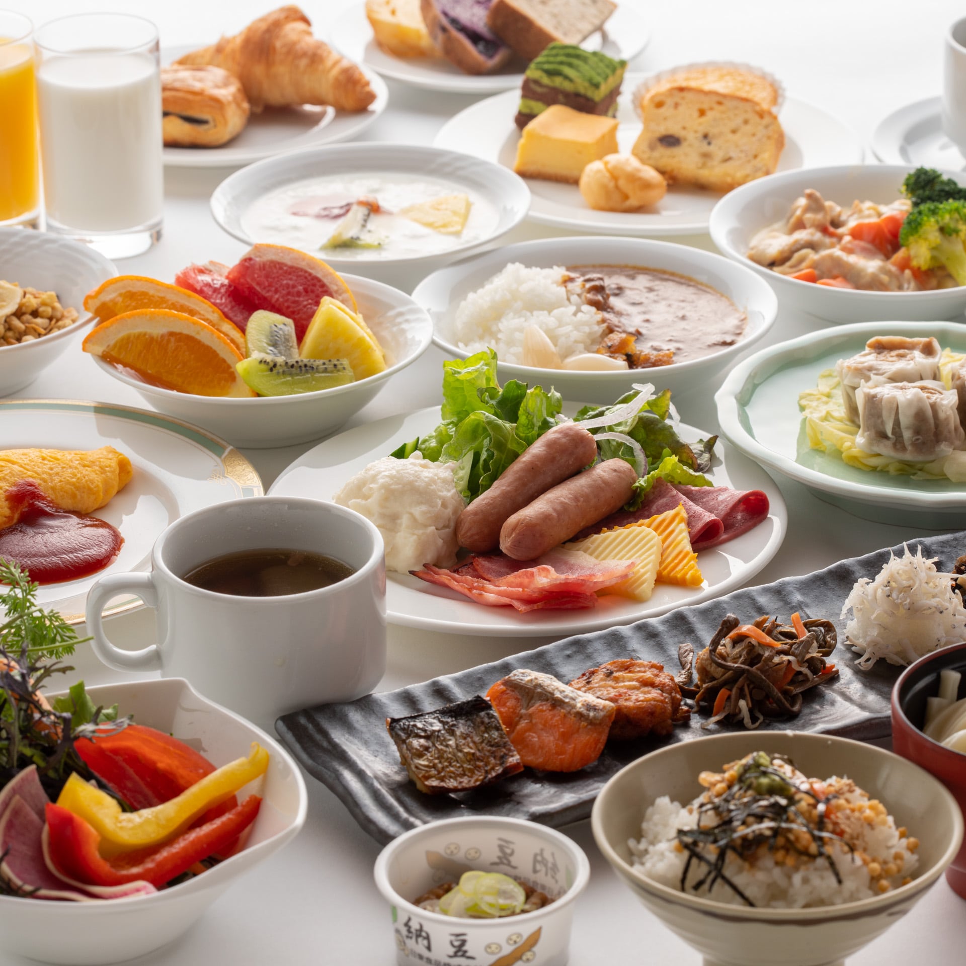 Hình ảnh tiệc buffet sáng