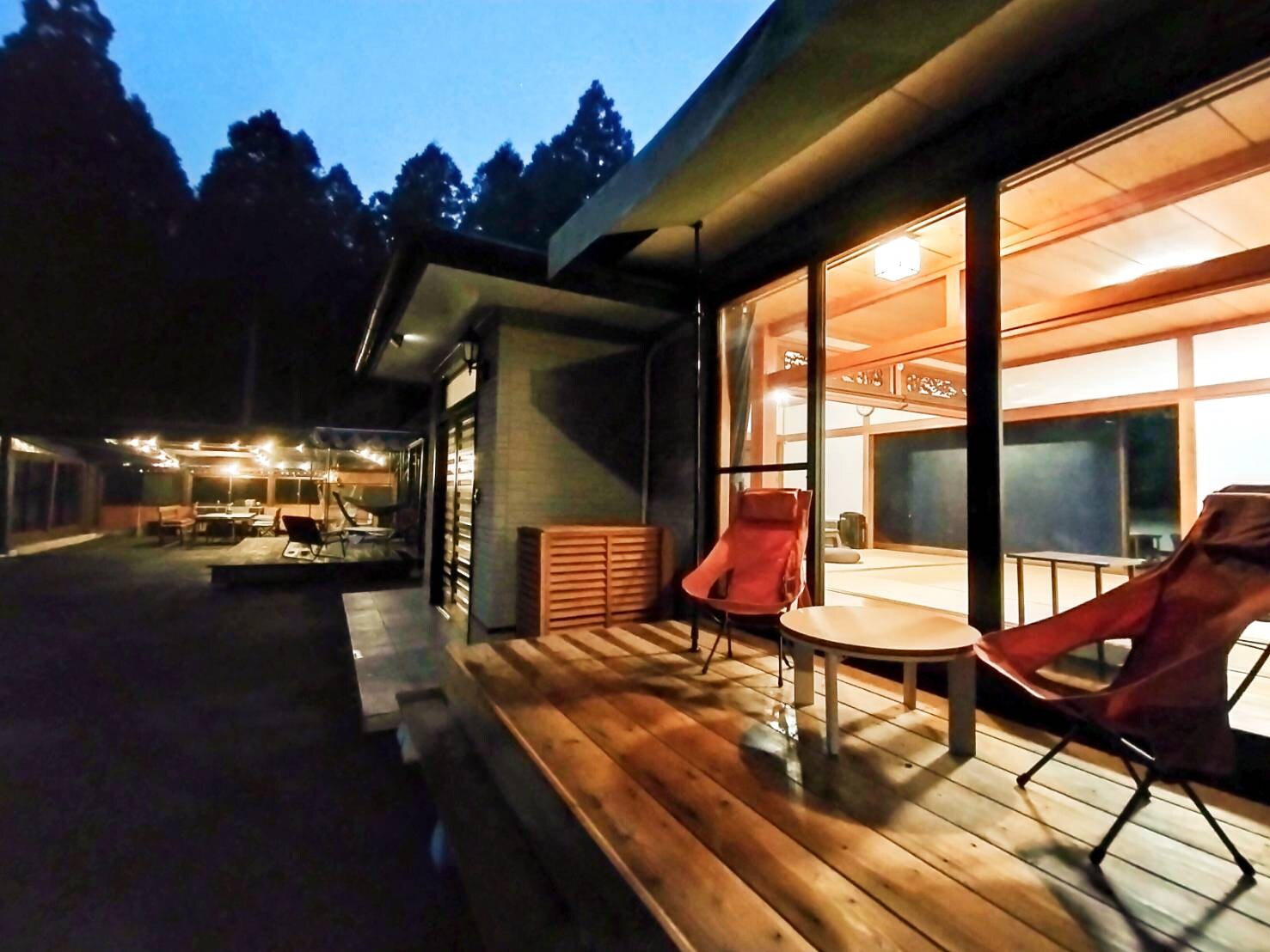 Cool off on the deck