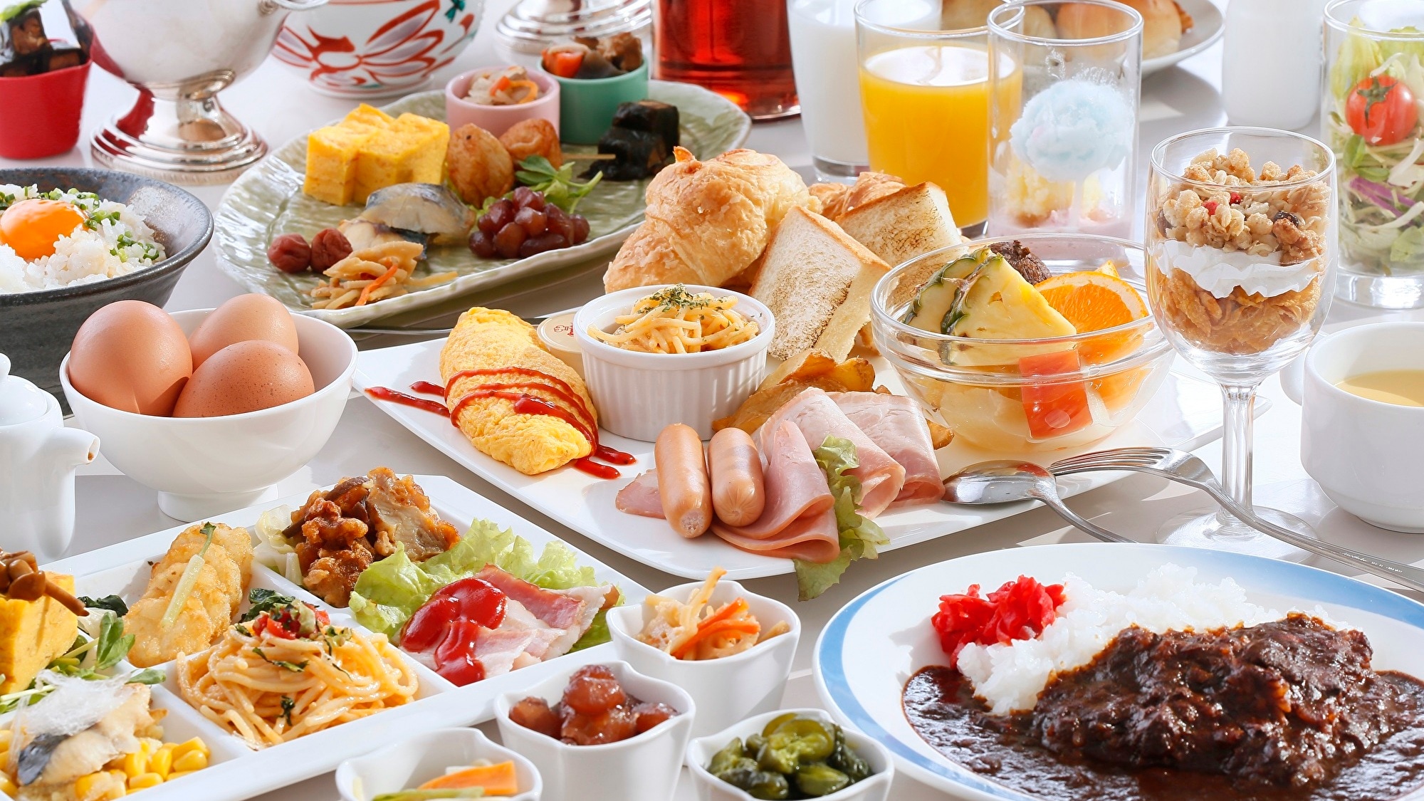 [Restaurant Dreamland] ตามใจชอบของอร่อย! ภาพอาหารเช้าบุฟเฟ่ต์อาหารญี่ปุ่นและตะวันตก