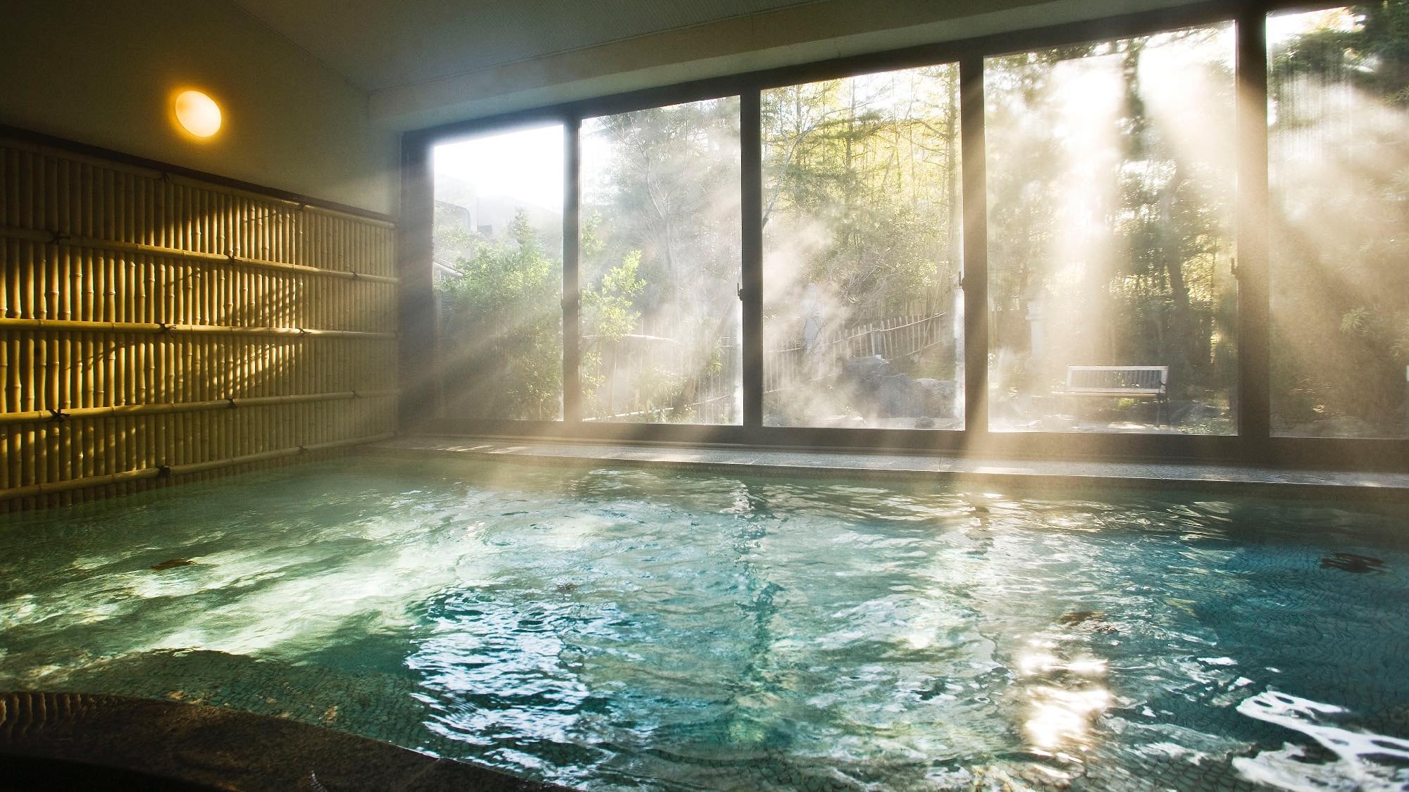 100% natural hot spring, spacious public bath