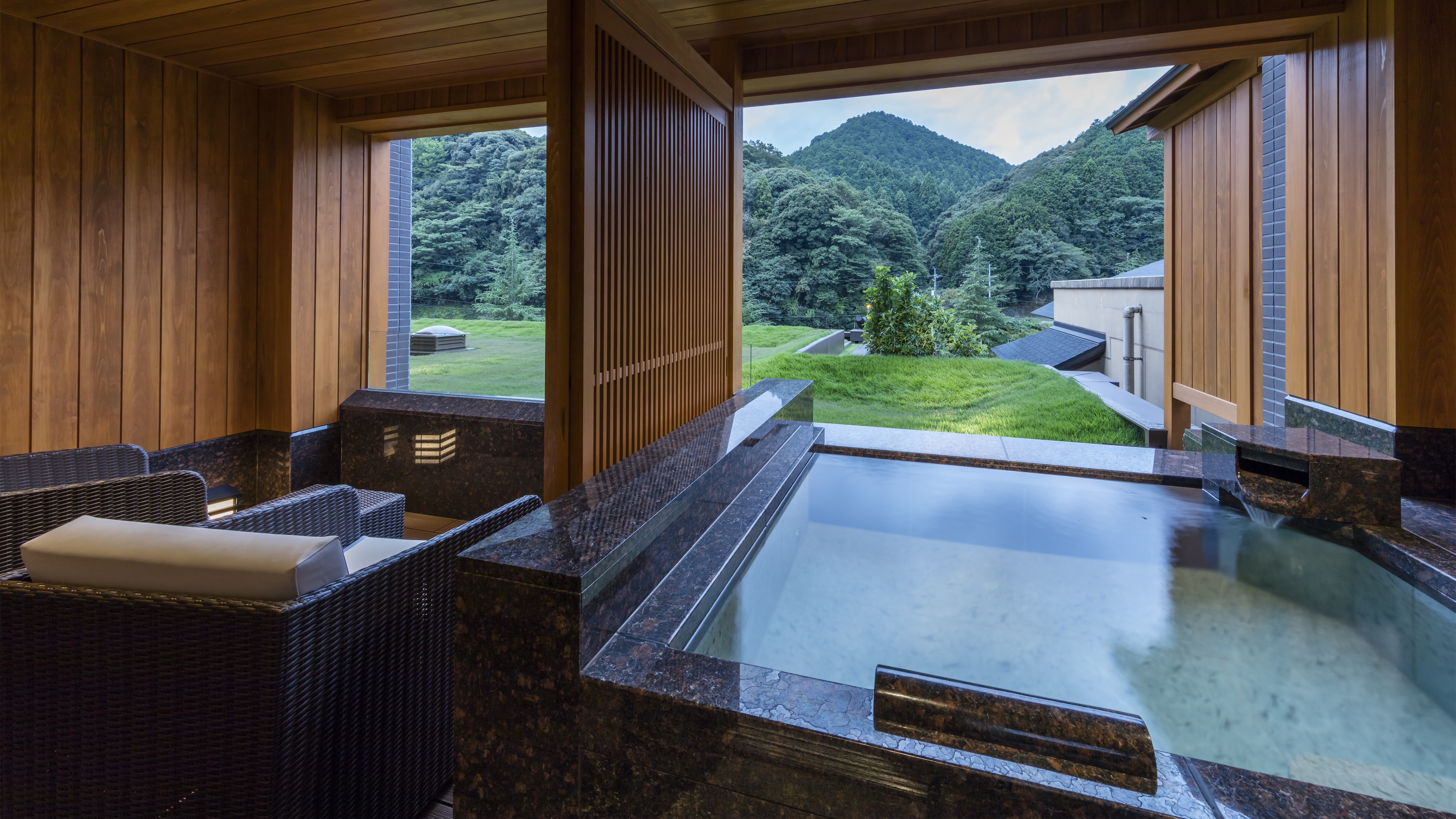 [With open-air bath] Example of a suite set up as per your request