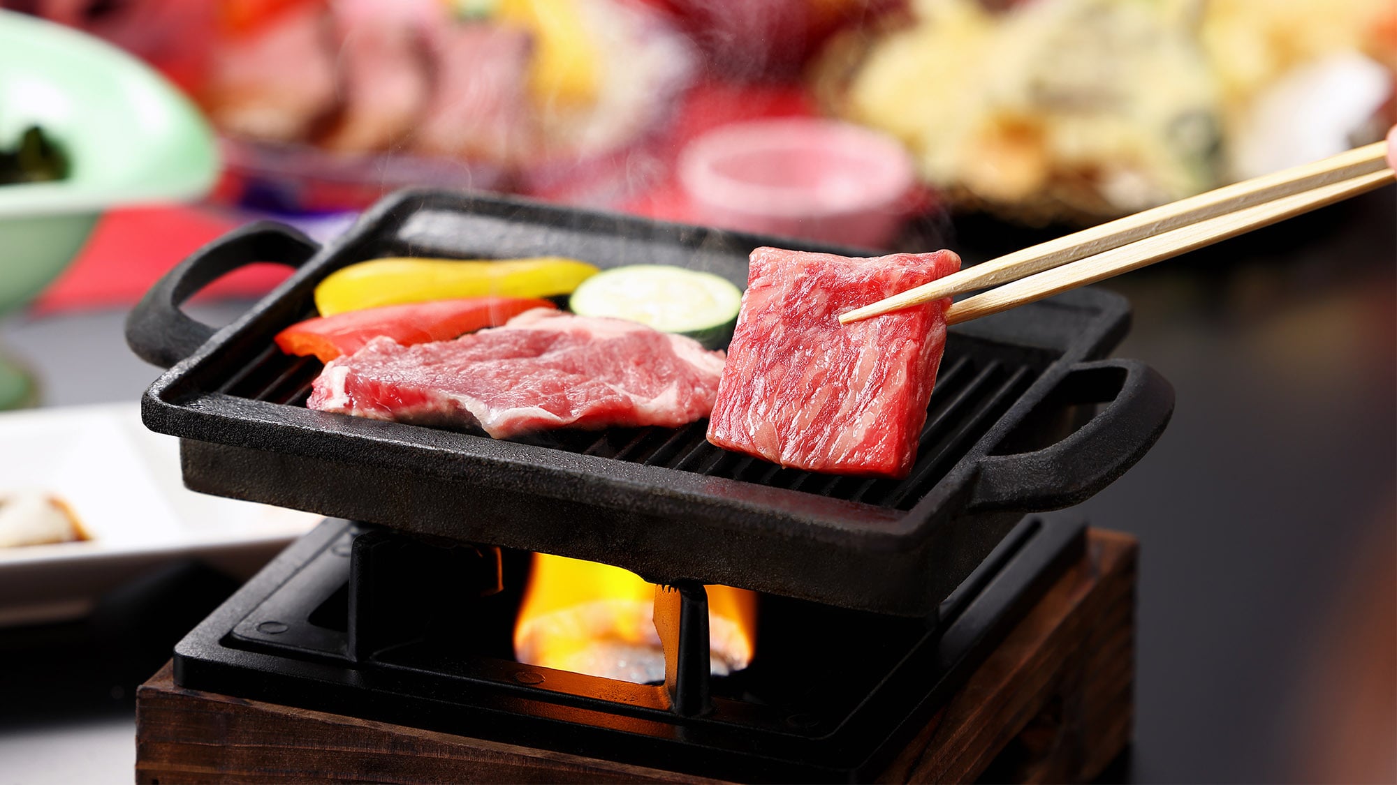 Set Steak Daging Sapi Hitam dan Domba Jepang
