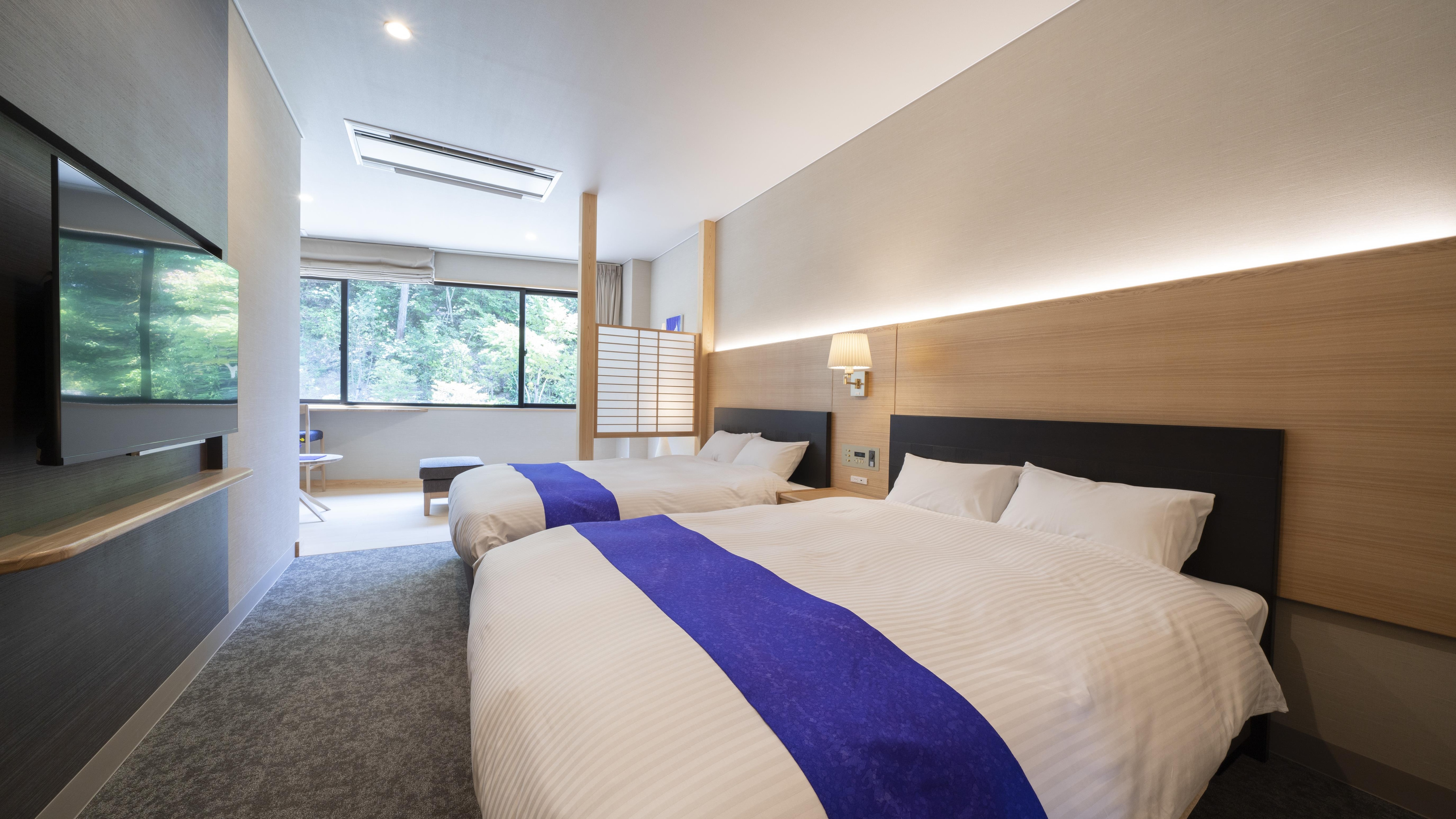 Inside the deluxe room