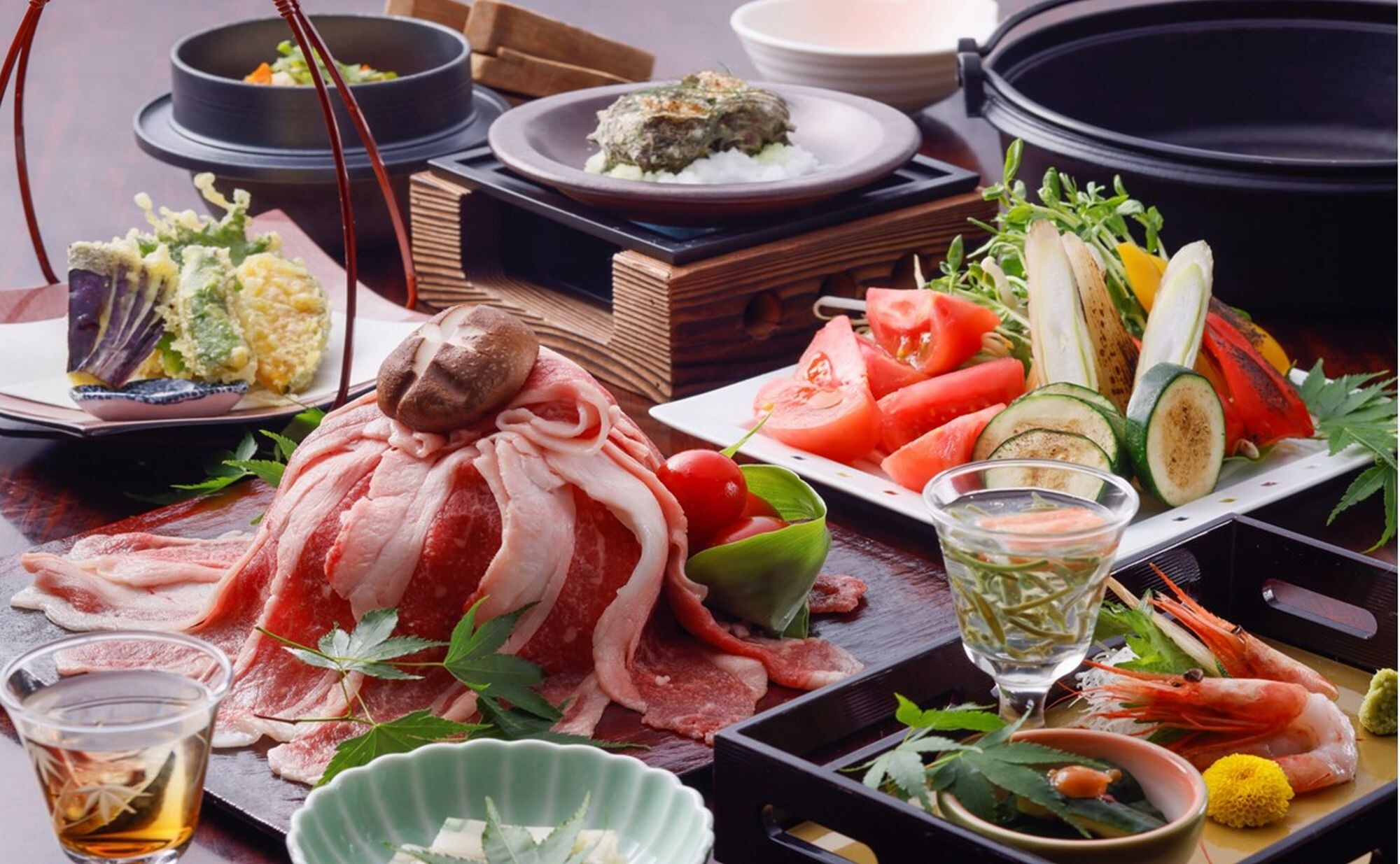 Summer Tajima Beef Sukiyaki 250g per person "Take" Plan