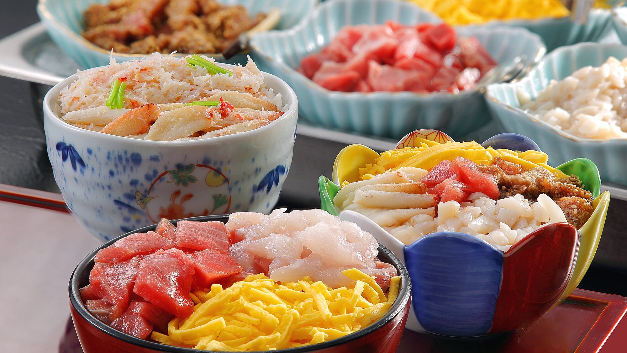 [Ví dụ về bữa sáng] "Katte-don" làm từ sashimi tươi (tự chọn)
