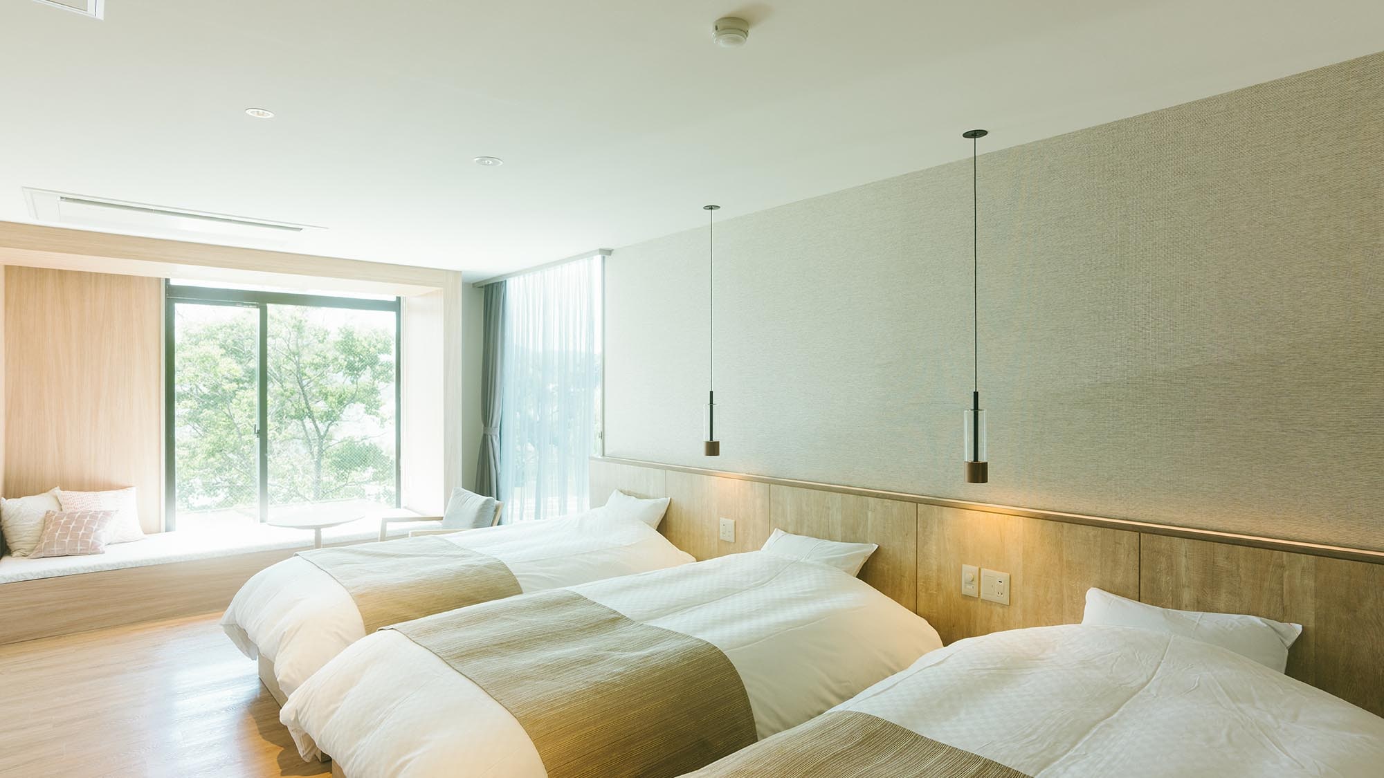 [2F Standard Room] Triple room with 3 beds. Recommended for group travel. [Example]