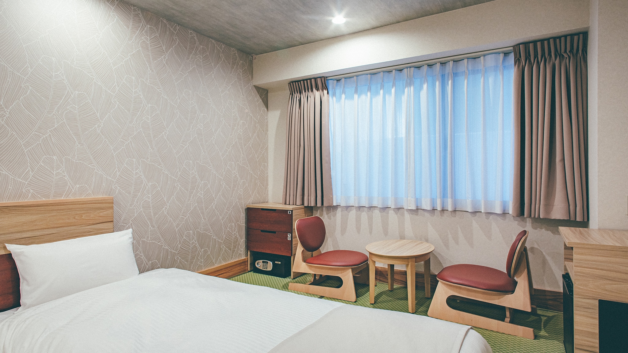 Moderate Twin (Modern Japanese and Western rooms) All rooms are non-smoking