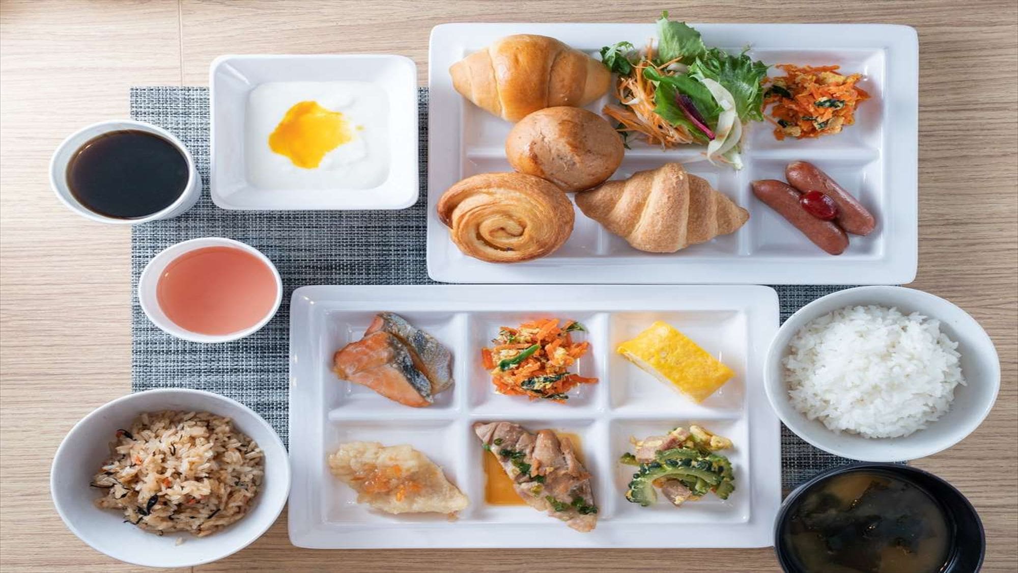 Healthy breakfast arrangement image