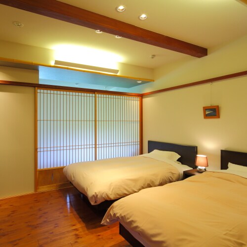 Twin room, 2 persons, with hot spring bath, non-smoking