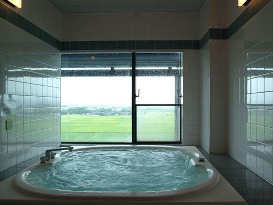 [Deluxe Glitter Hall] Guest room with open-air bath (Japanese-style room 12.5 tatami + 10 tatami)
