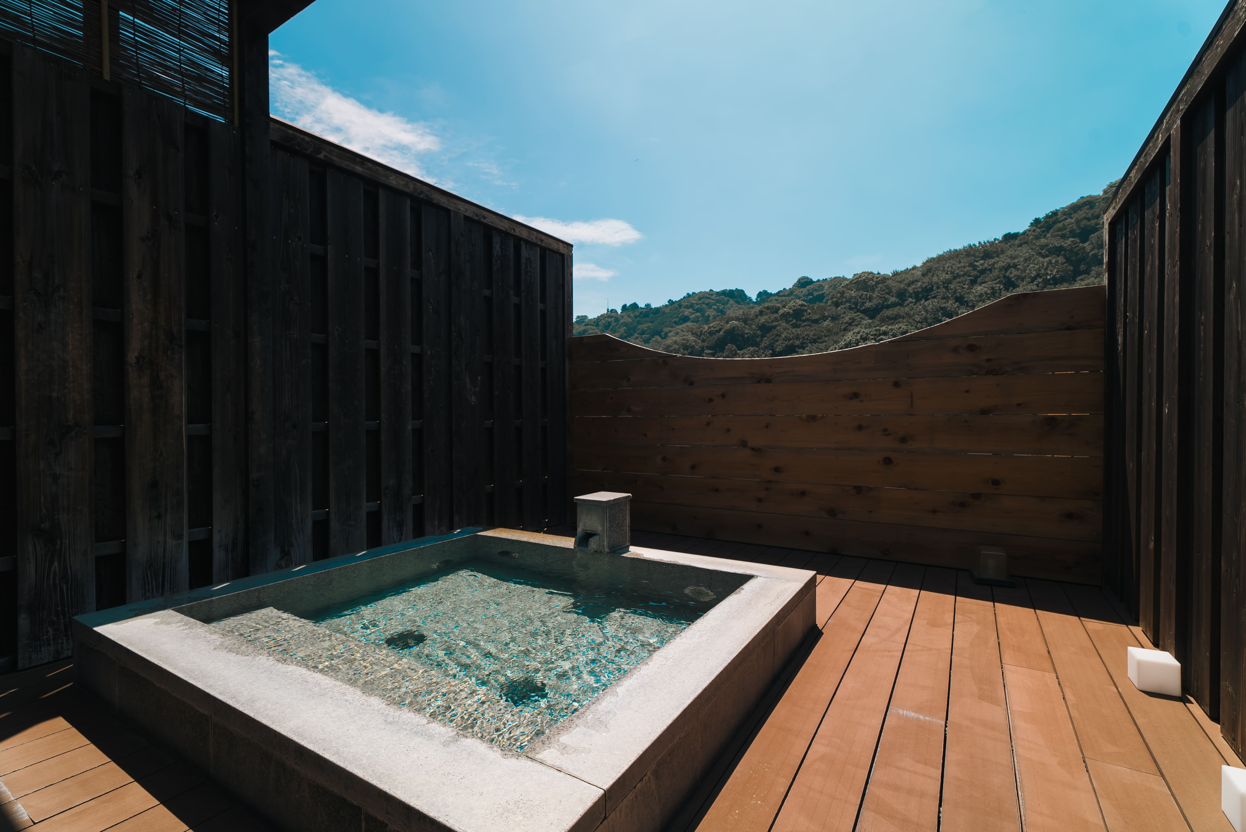 Private open-air bath
