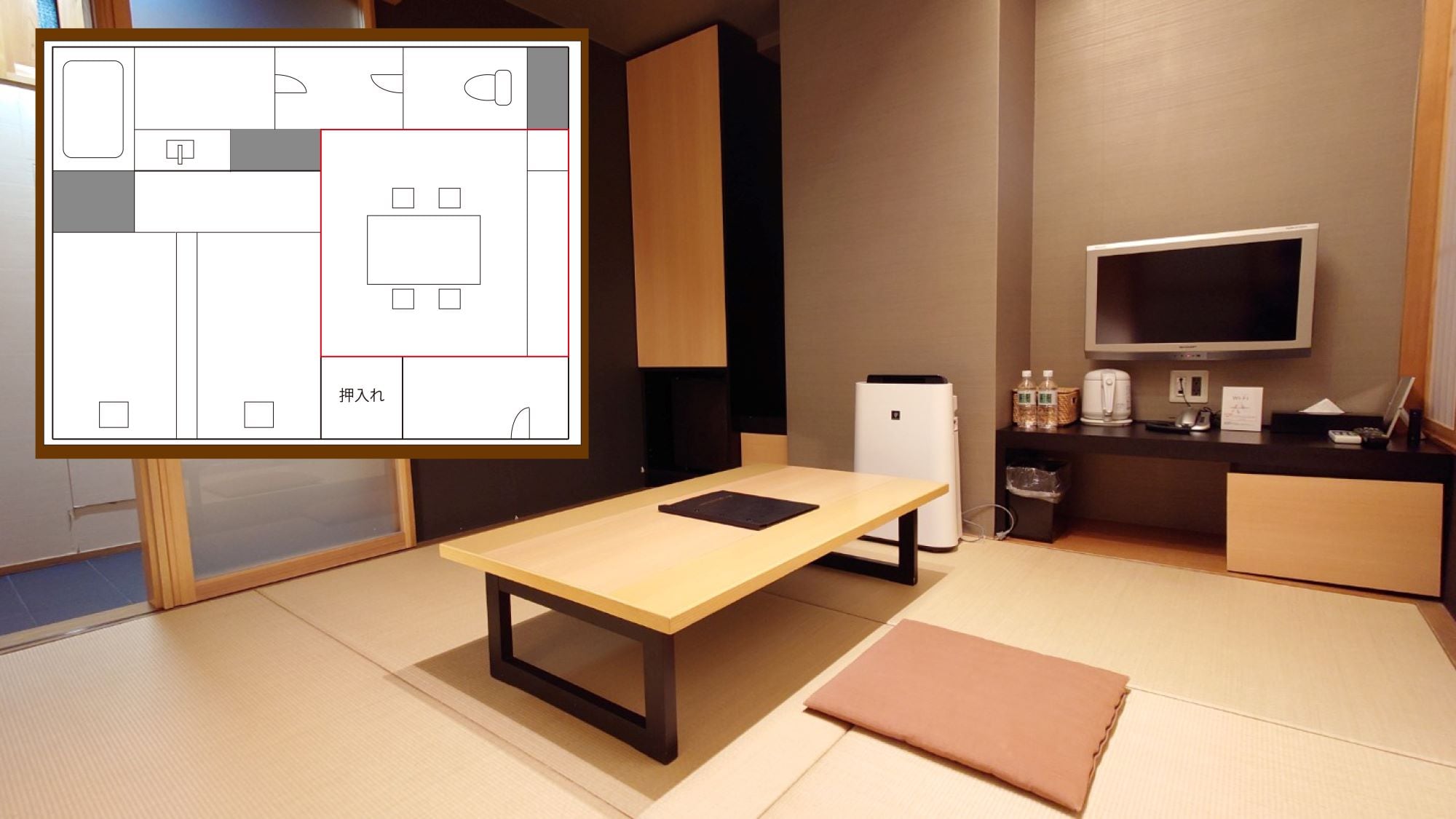 Japanese-Western style room layout (Japanese-style room)