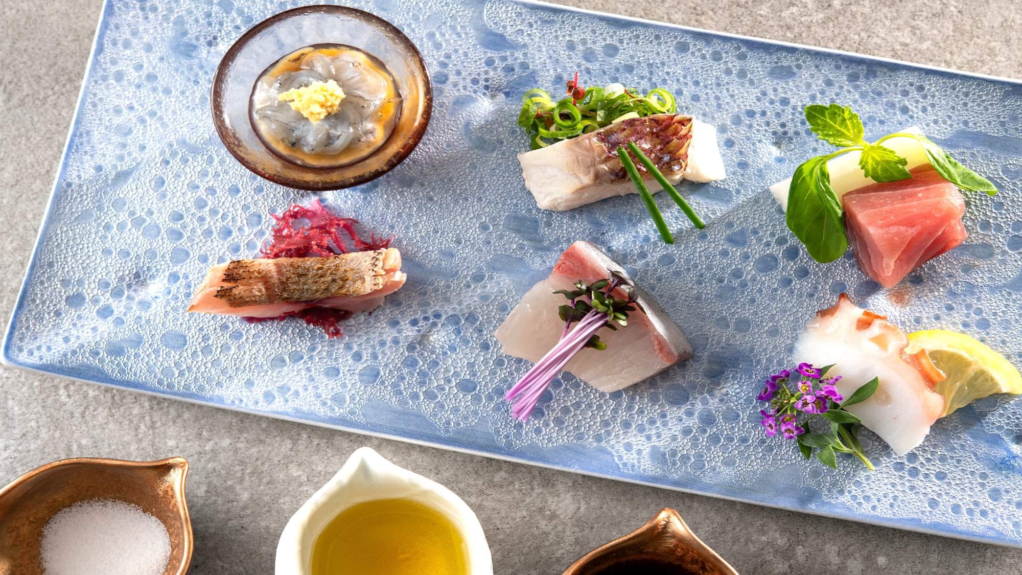 [Local Delights Kaiseki Course] 1st Anniversary (June-August 2026) Sashimi: Seasonal Sashimi