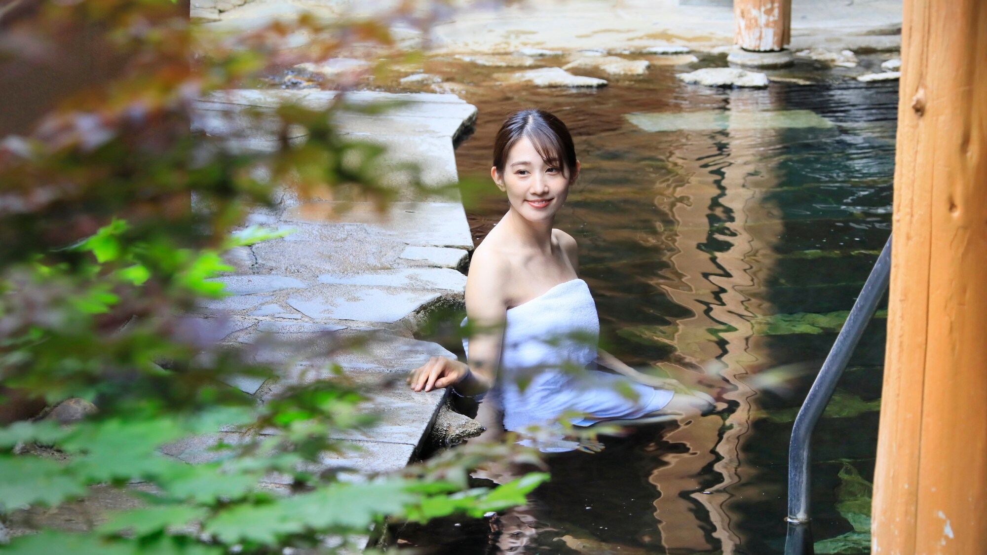 Pemandian terbuka (Shobu-no-Yu)