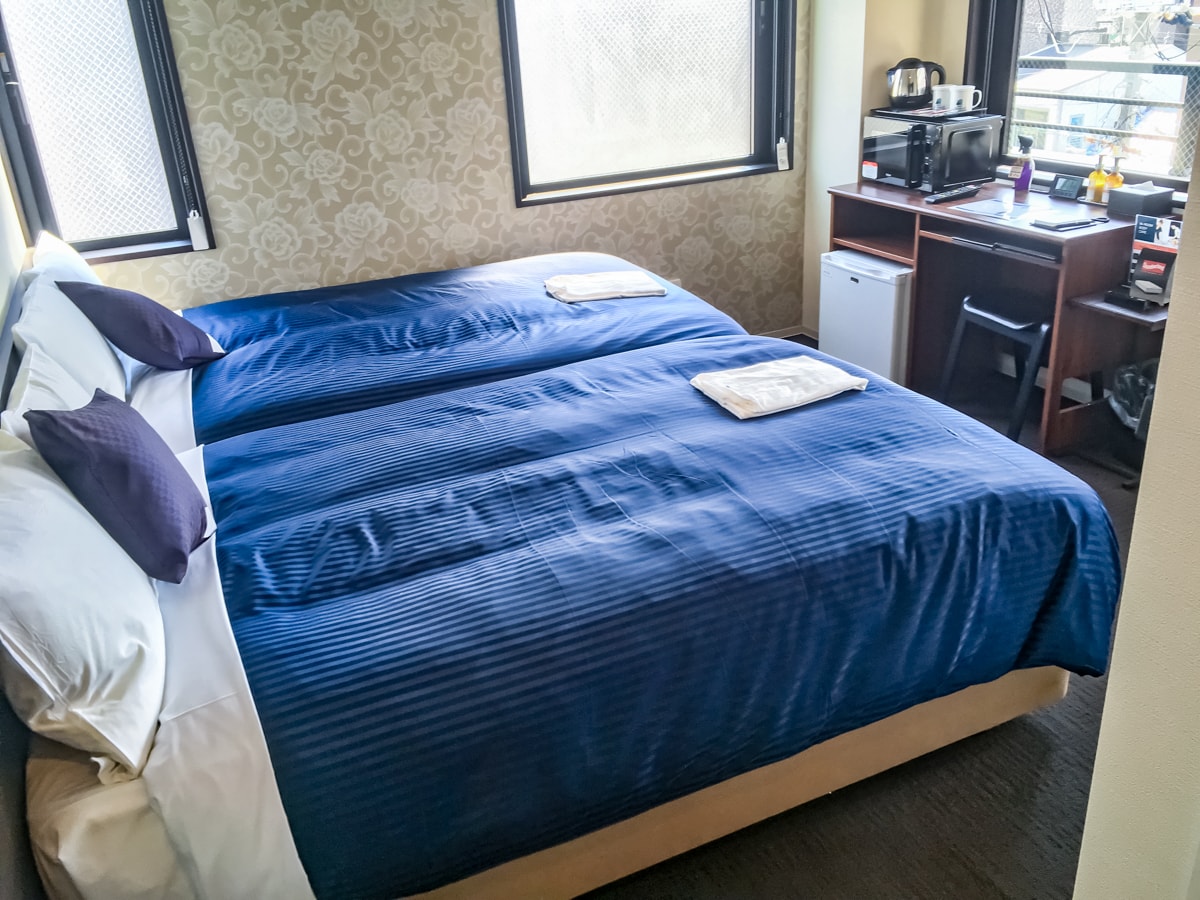 Kamar Twin Semua kamar dilengkapi dengan tempat tidur slumberland.
