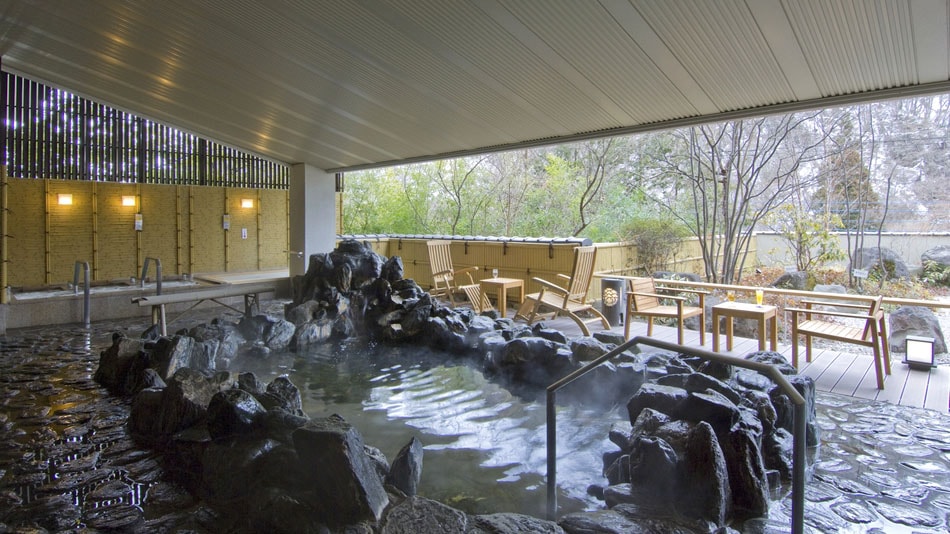 * Open-air bath for details