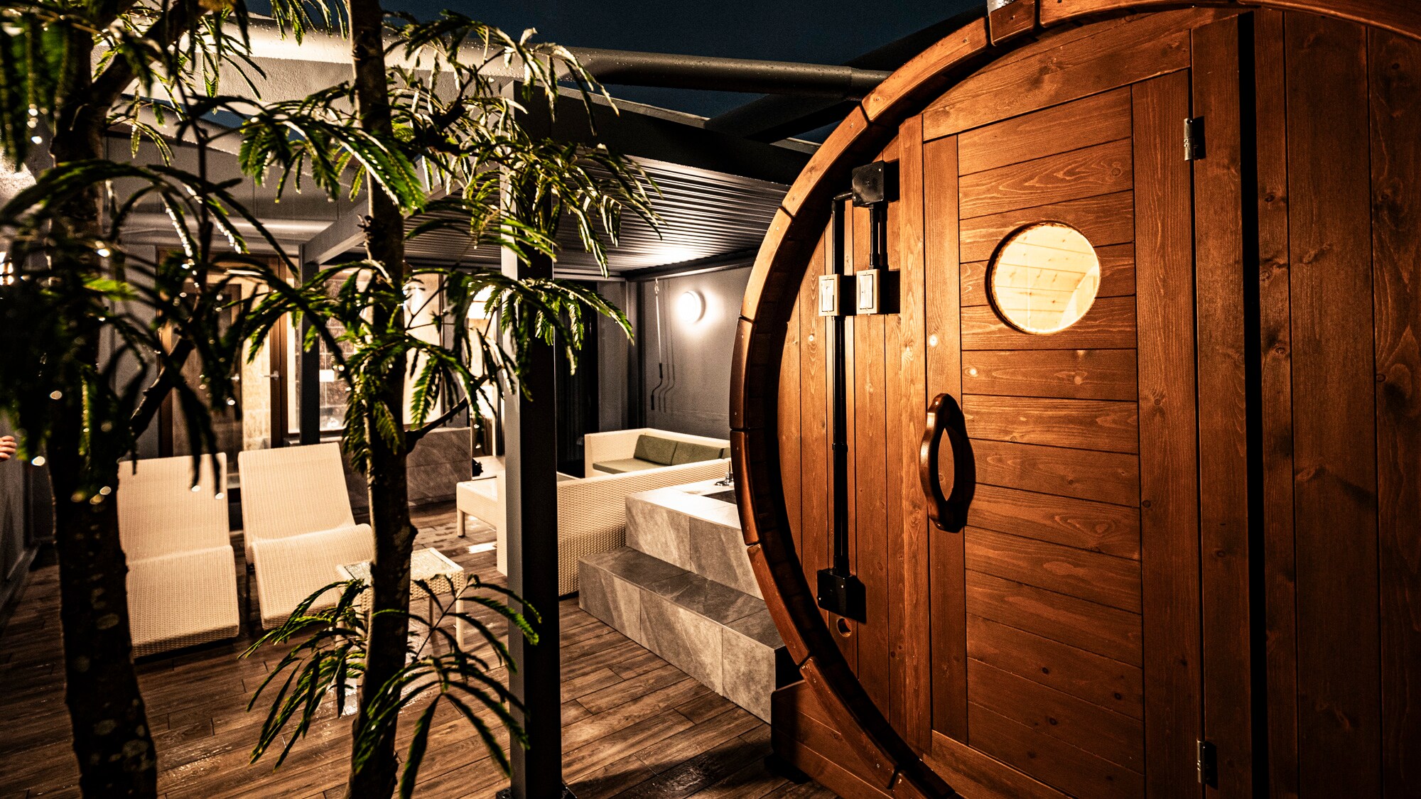 Barrel Sauna Twin 45