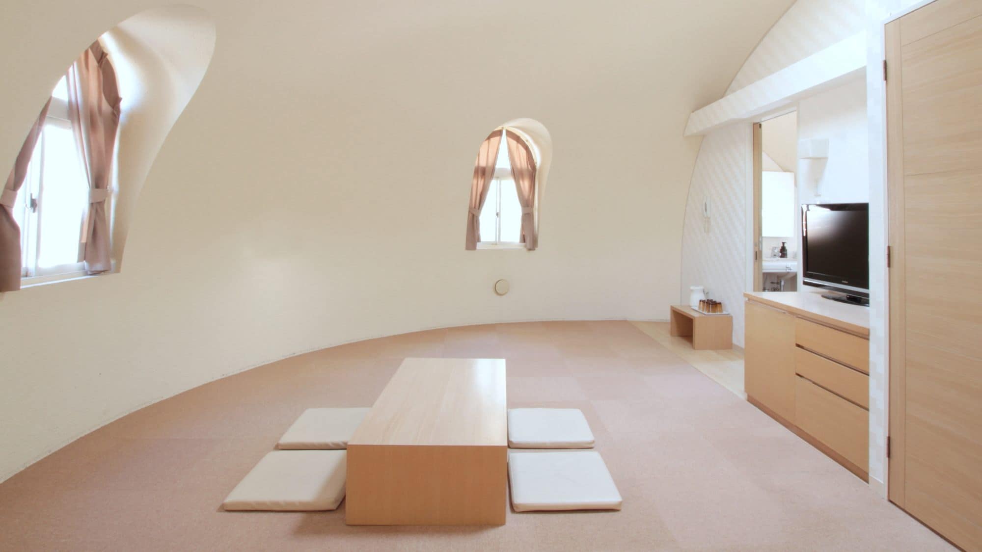 [โซนเทพนิยาย] ตัวอย่างห้องพักสไตล์ญี่ปุ่น: รองรับได้ 2-6 ท่าน (ผู้เข้าพักต้องปูฟูกเอง)