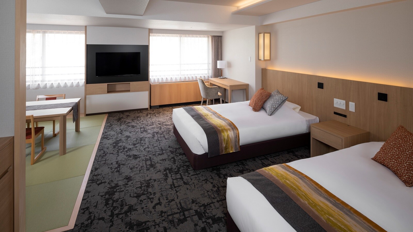 8th floor, Japanese-Western style, 2 bedrooms, 48㎡, non-smoking, ➀