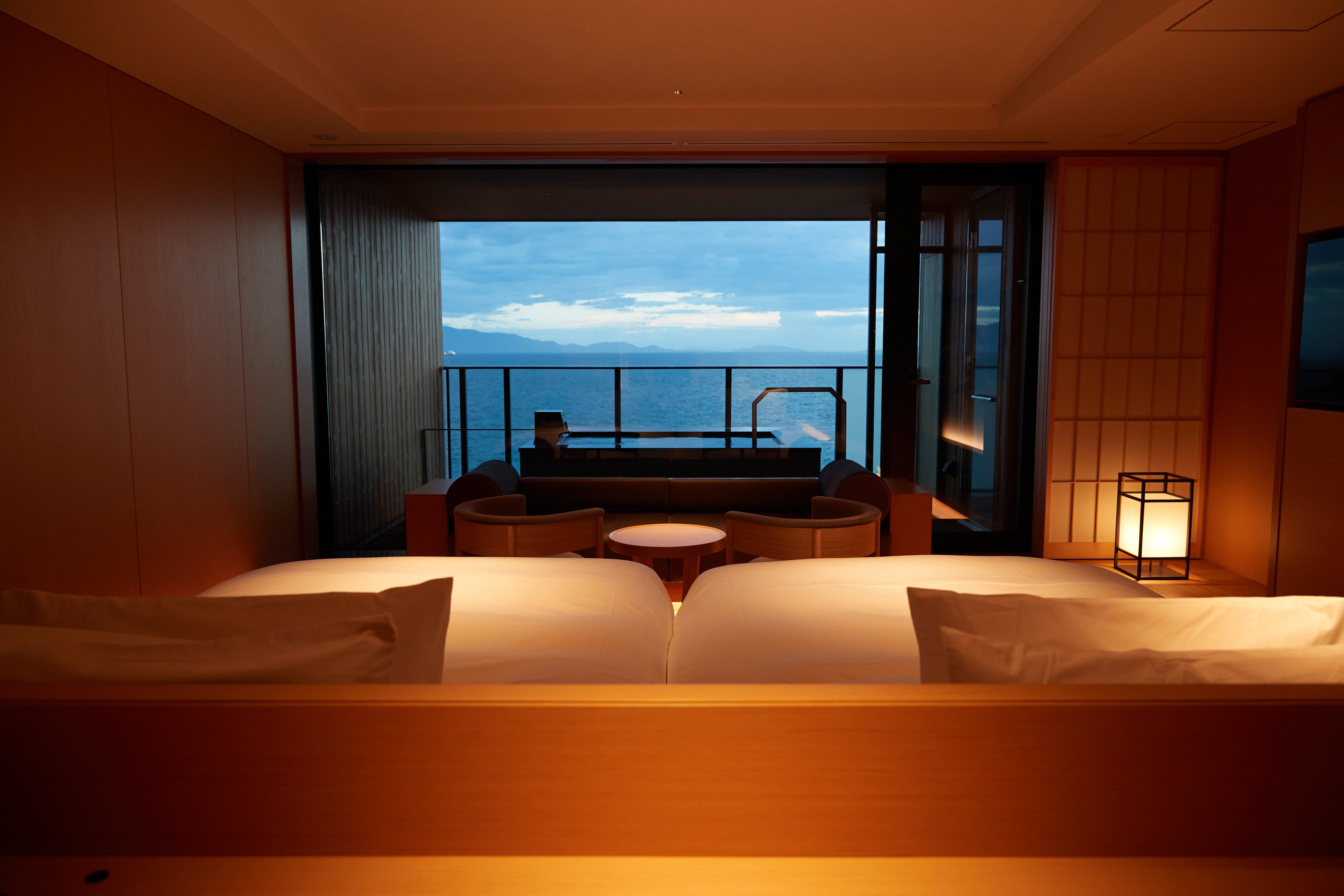 ＜絕美海景/Yunagi樓層＞【Beniheki】日西式客房46㎡/帶露天浴池